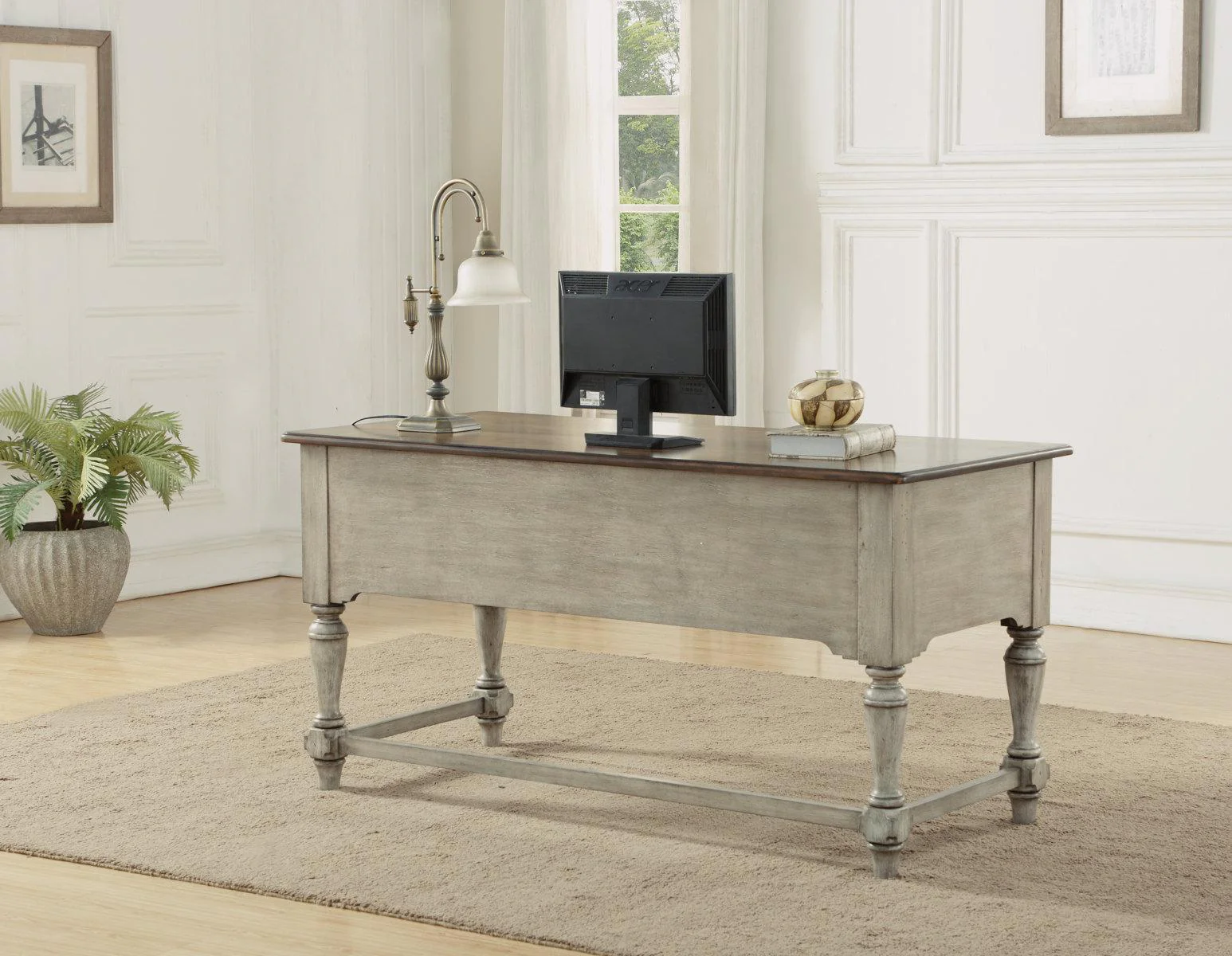Flexsteel Plymouth Writing Desk in Two-Tone - Image 5