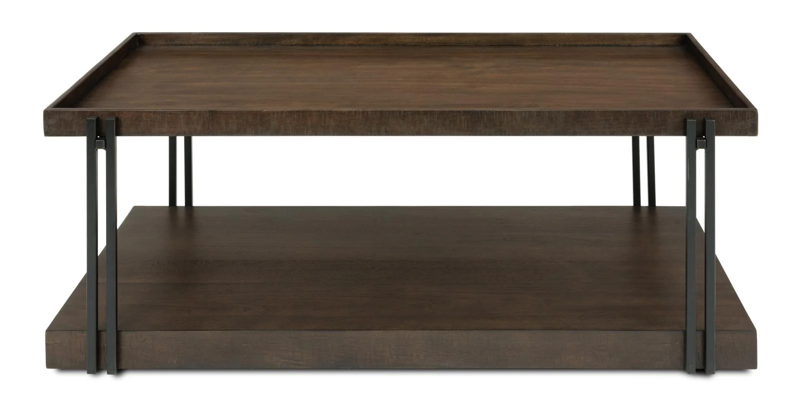 Flexsteel Prairie Rectangular Cocktail Table with Casters - Image 2