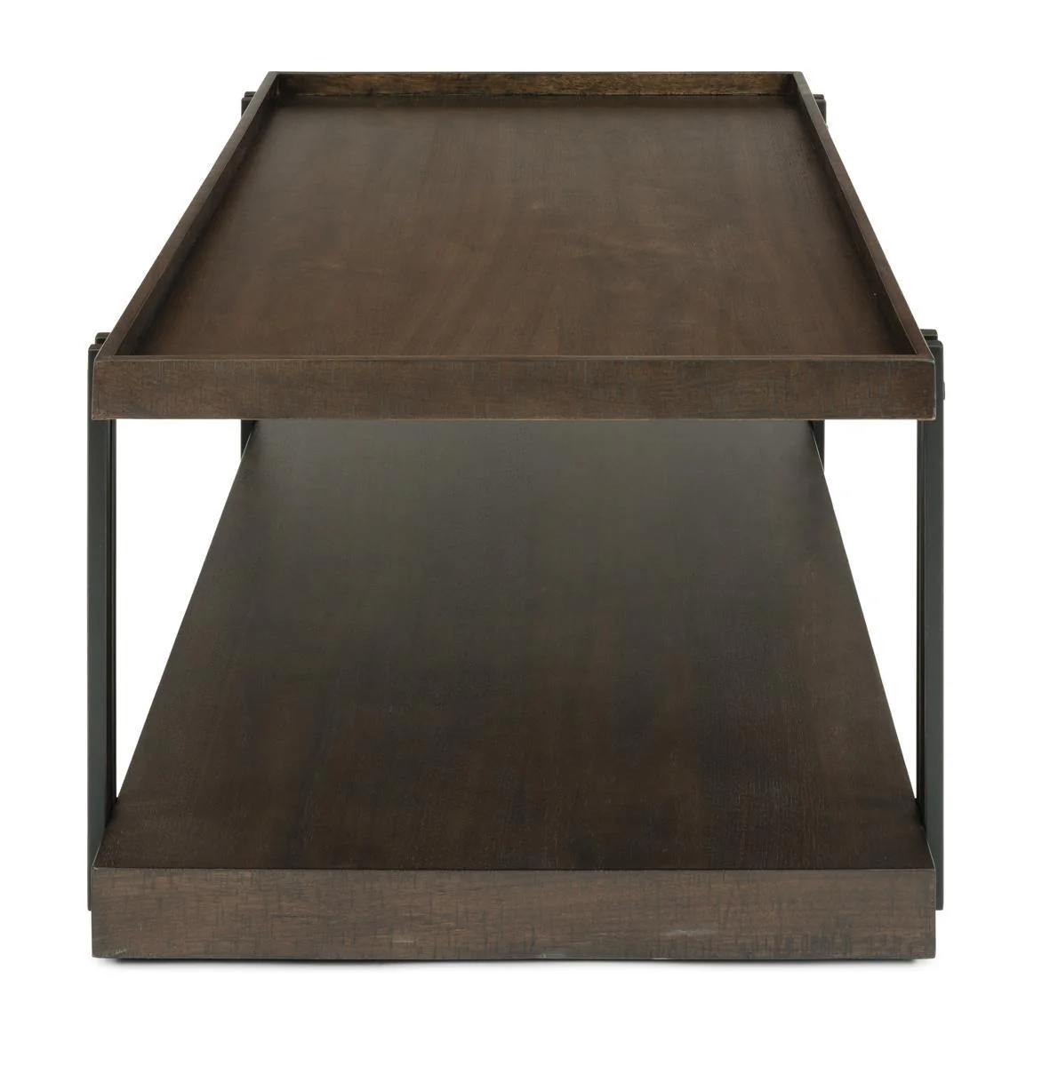 Flexsteel Prairie Rectangular Cocktail Table with Casters - Image 3