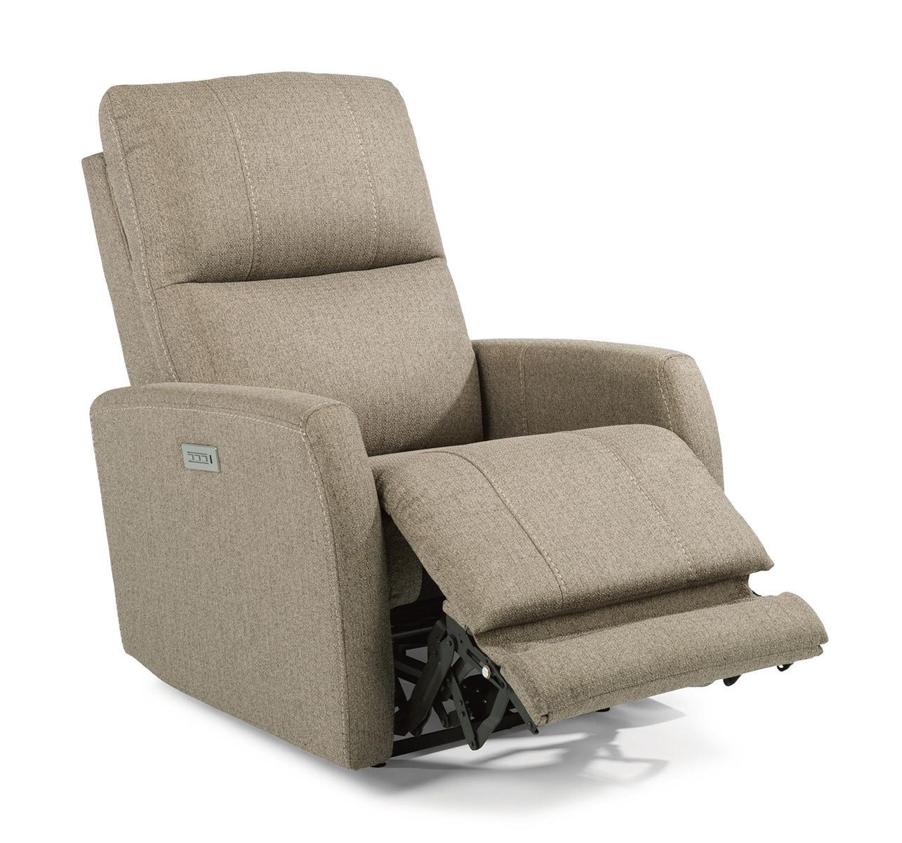 Flexsteel Sadie Power Recliner with Power Headrest and Lumbar - Image 3