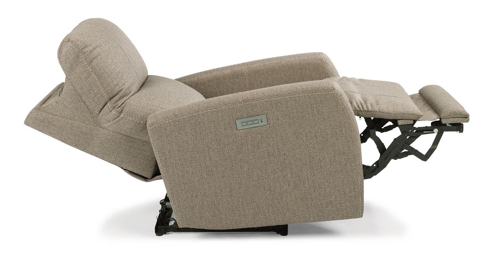 Flexsteel Sadie Power Recliner with Power Headrest and Lumbar - Image 4