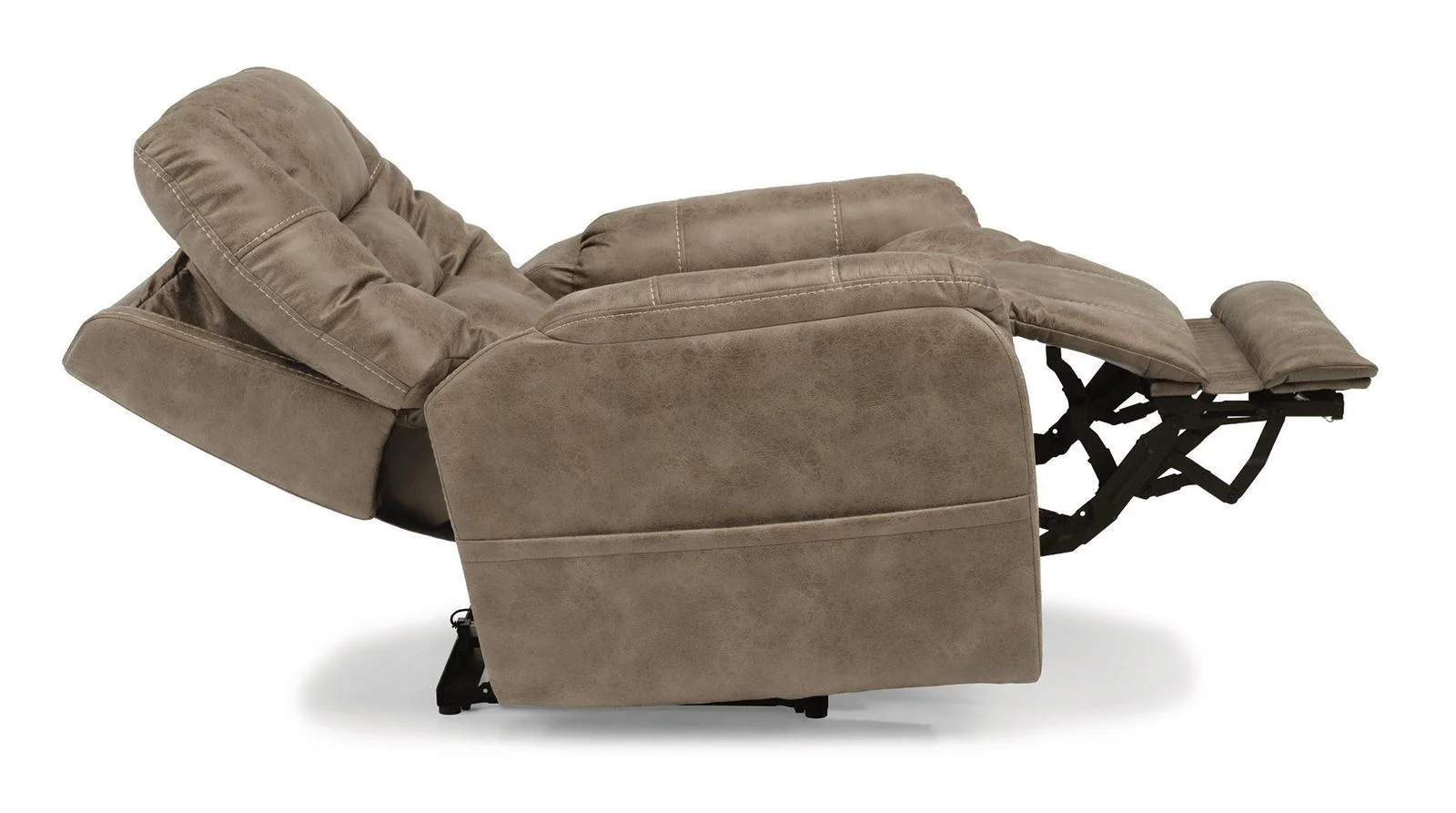 Flexsteel Theo Power Recliner with Power Headrest and Lumbar - Image 3