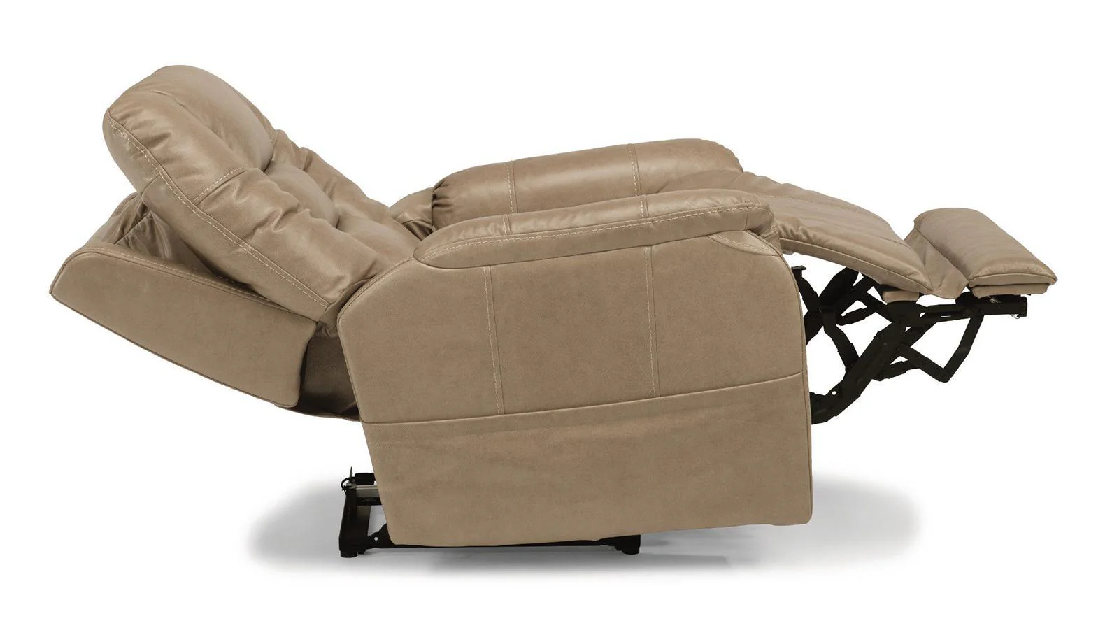 Flexsteel Theo Power Recliner with Power Headrest and Lumbar - Image 3