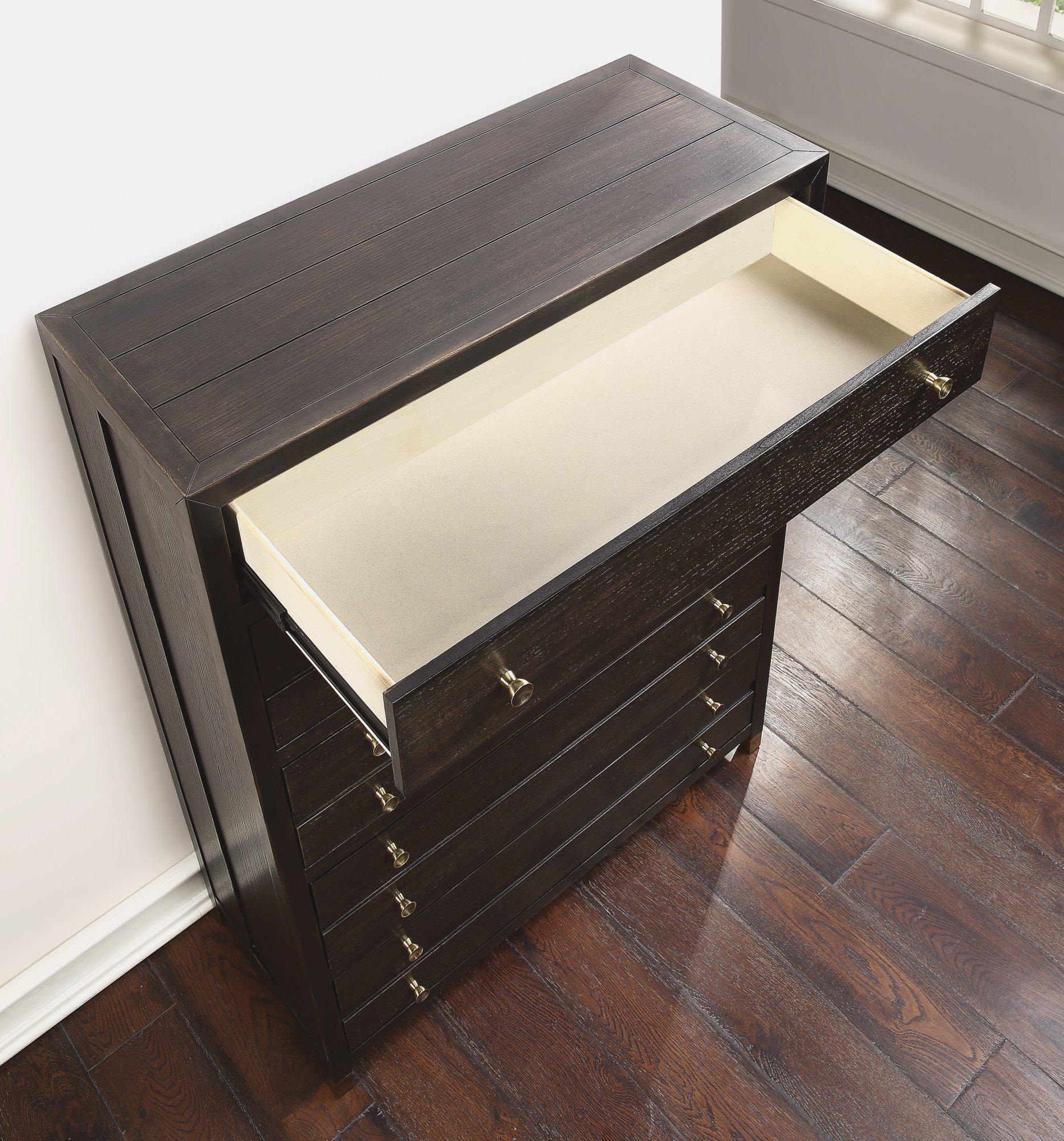 Flexsteel Wynwood Cologne Drawer Chest in Dark Brown - Image 3