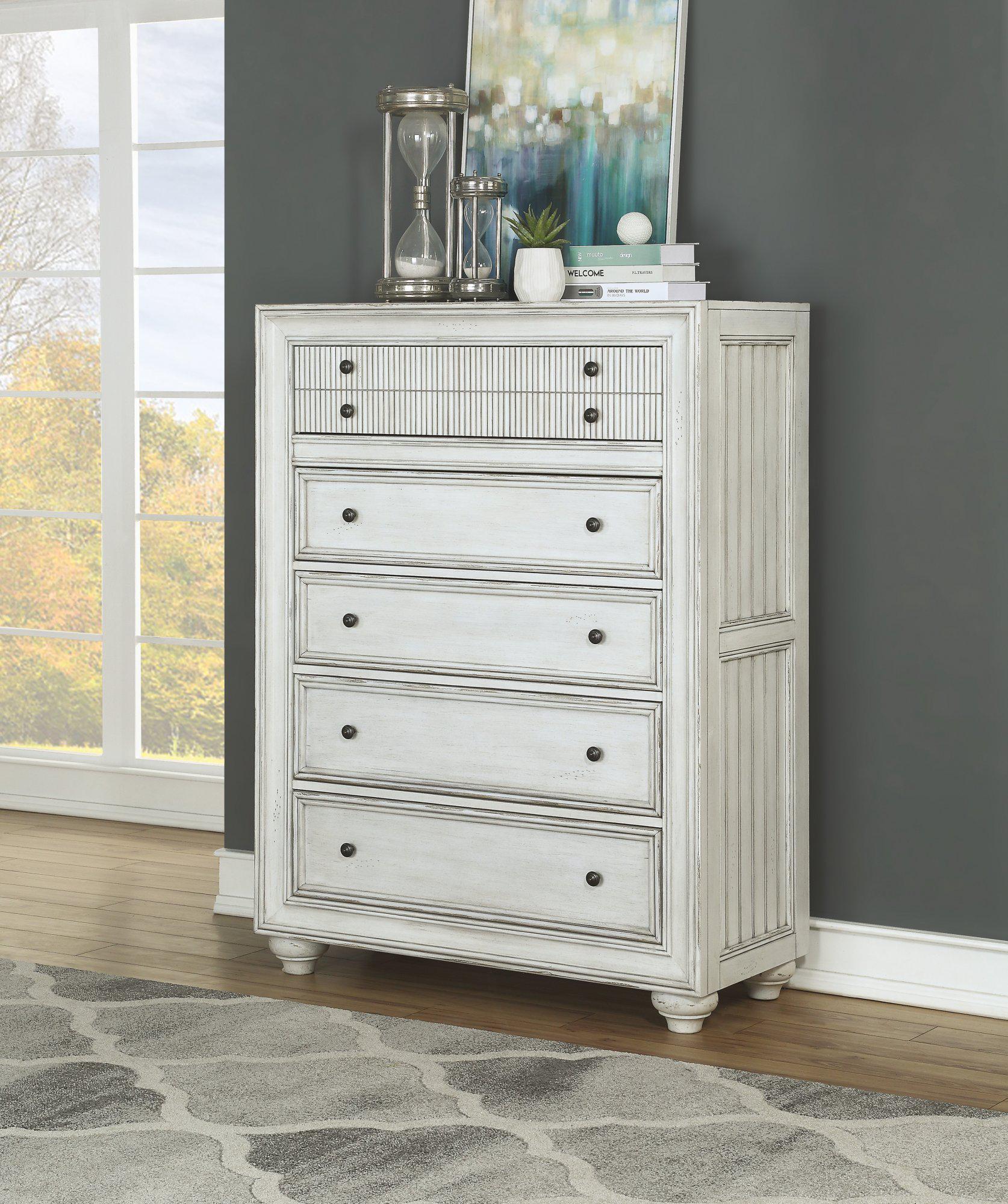 Flexsteel Wynwood Harmony Drawer Chest in White Wood - Image 4