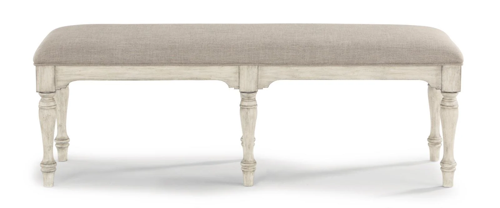 Flexsteel Wynwood Plymouth Bench in Gray - Image 2