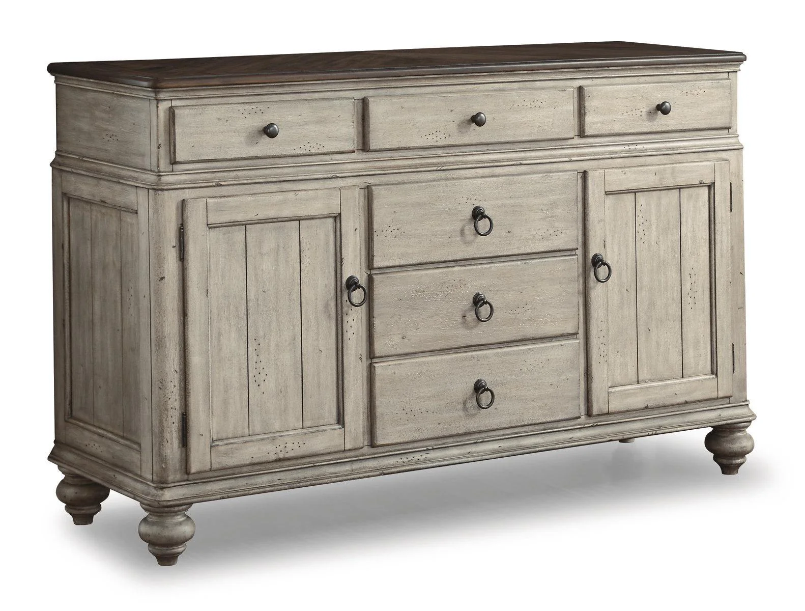 Flexsteel Wynwood Plymouth Buffet with Hutch in Two-Toned - Image 5