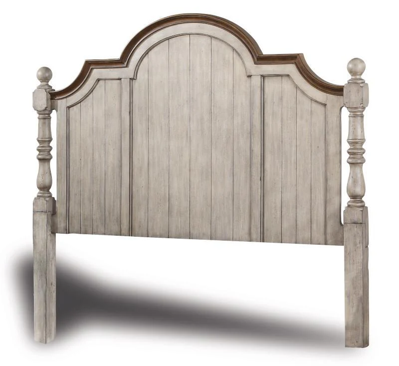 Flexsteel Wynwood Plymouth King Poster Storage Bed in Whitewash Wood - Image 3