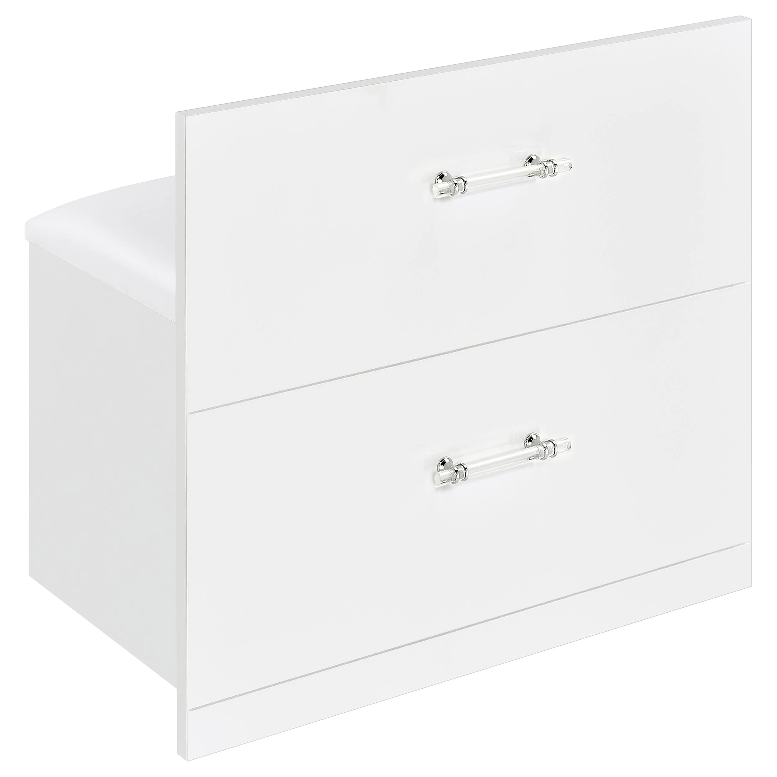 Flora Makeup Vanity Table with LED Mirror and Stool - Image 16