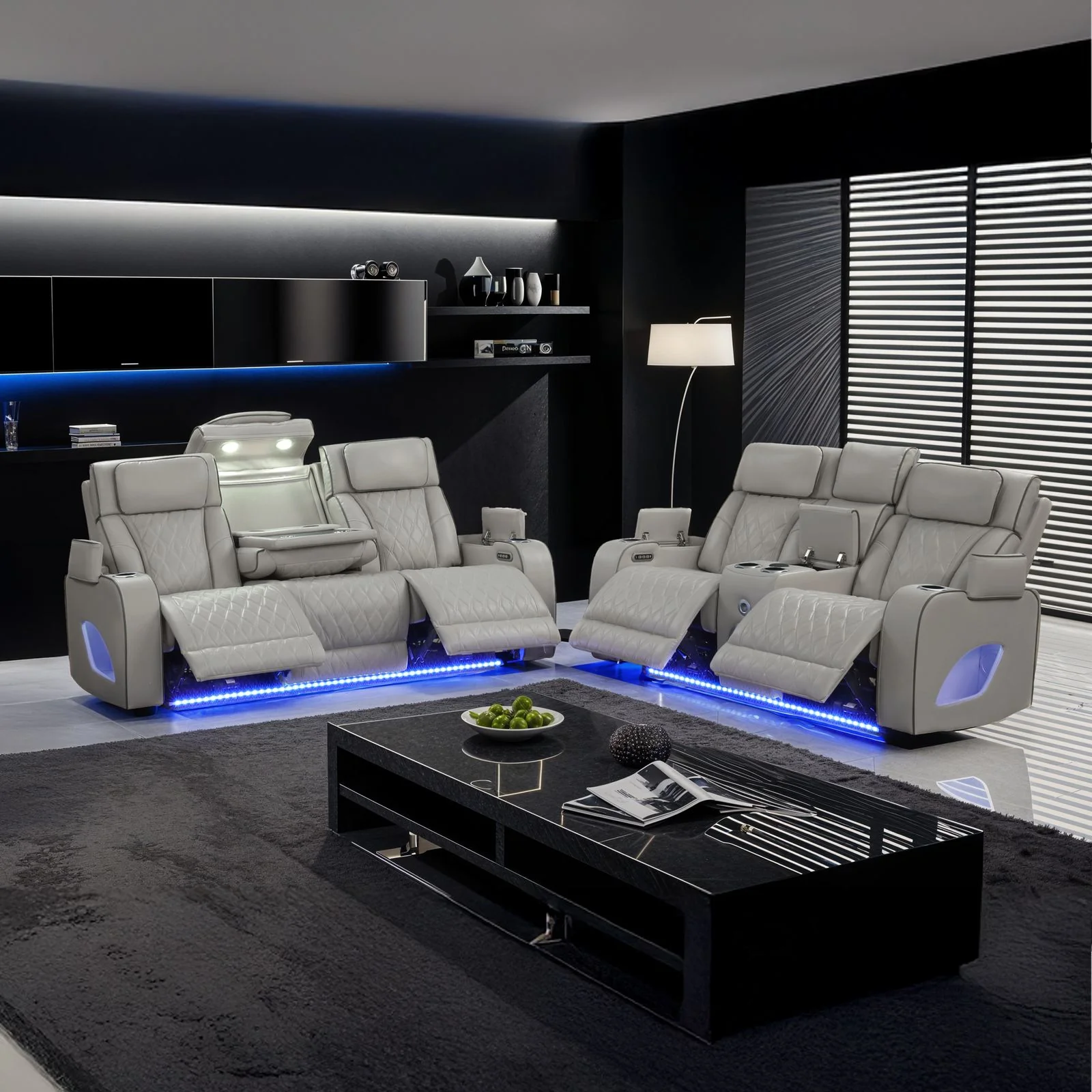 Fortuner 2PC Living Room Set Ice - Image 12