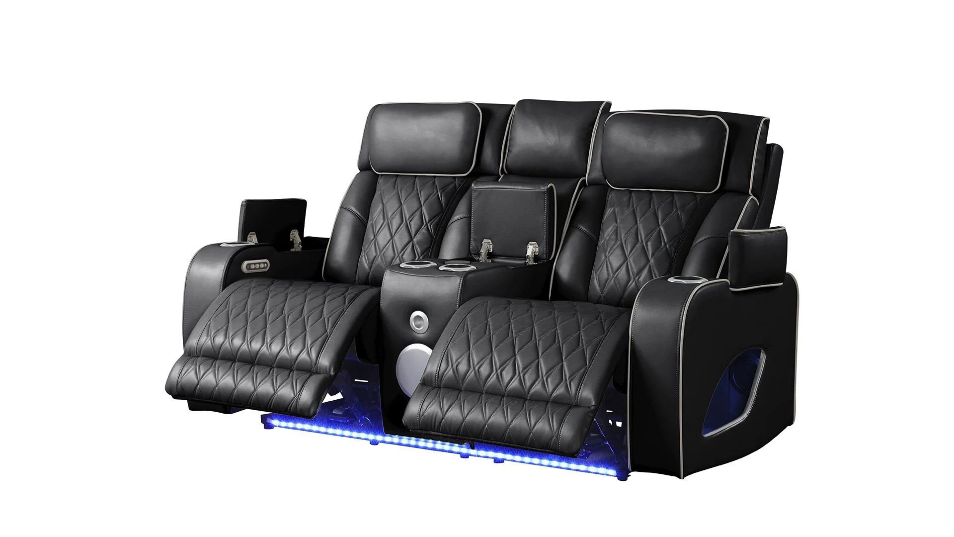 Fortuner Loveseat Black - Image 5