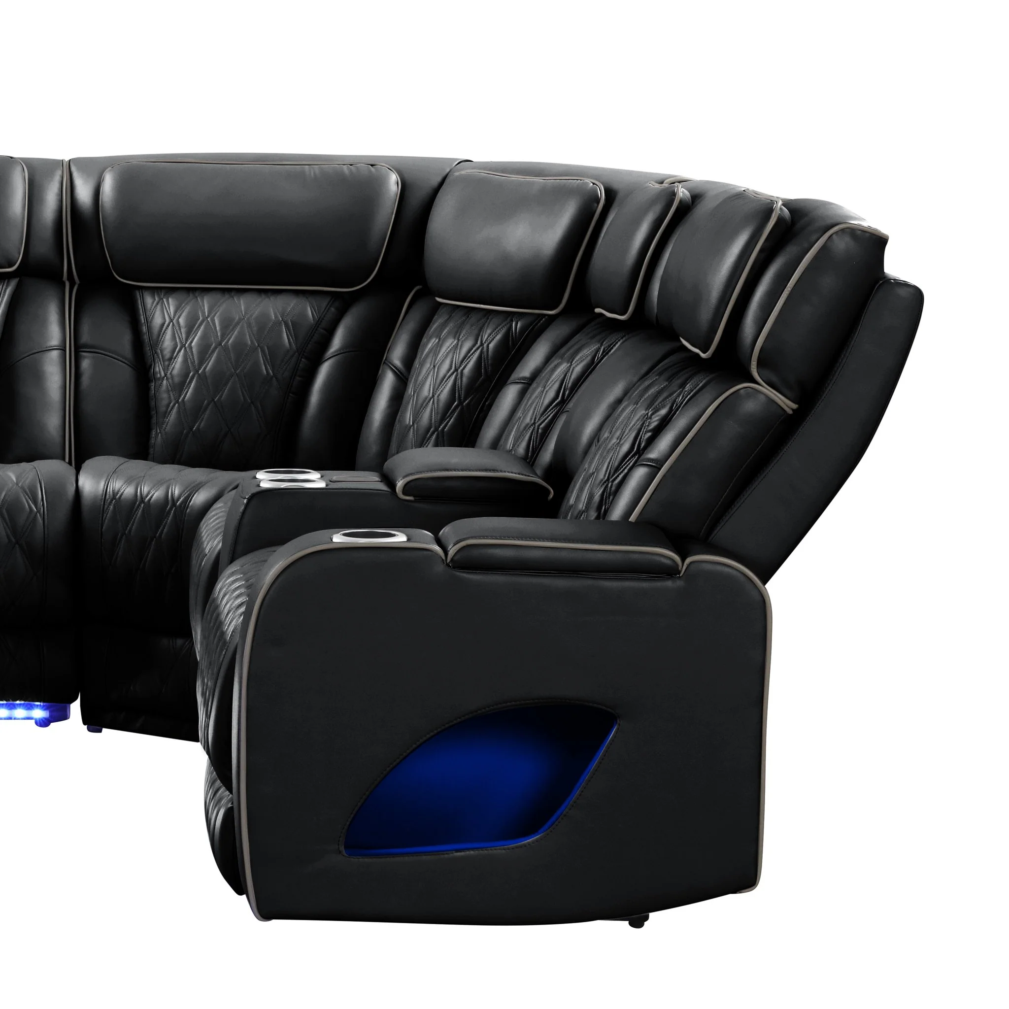 Fortuner Sectional Black - Image 6