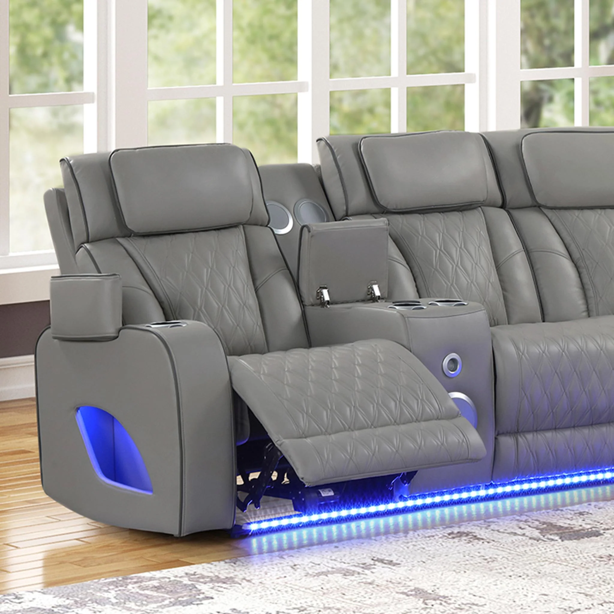 Fortuner Sectional Gray - Image 4
