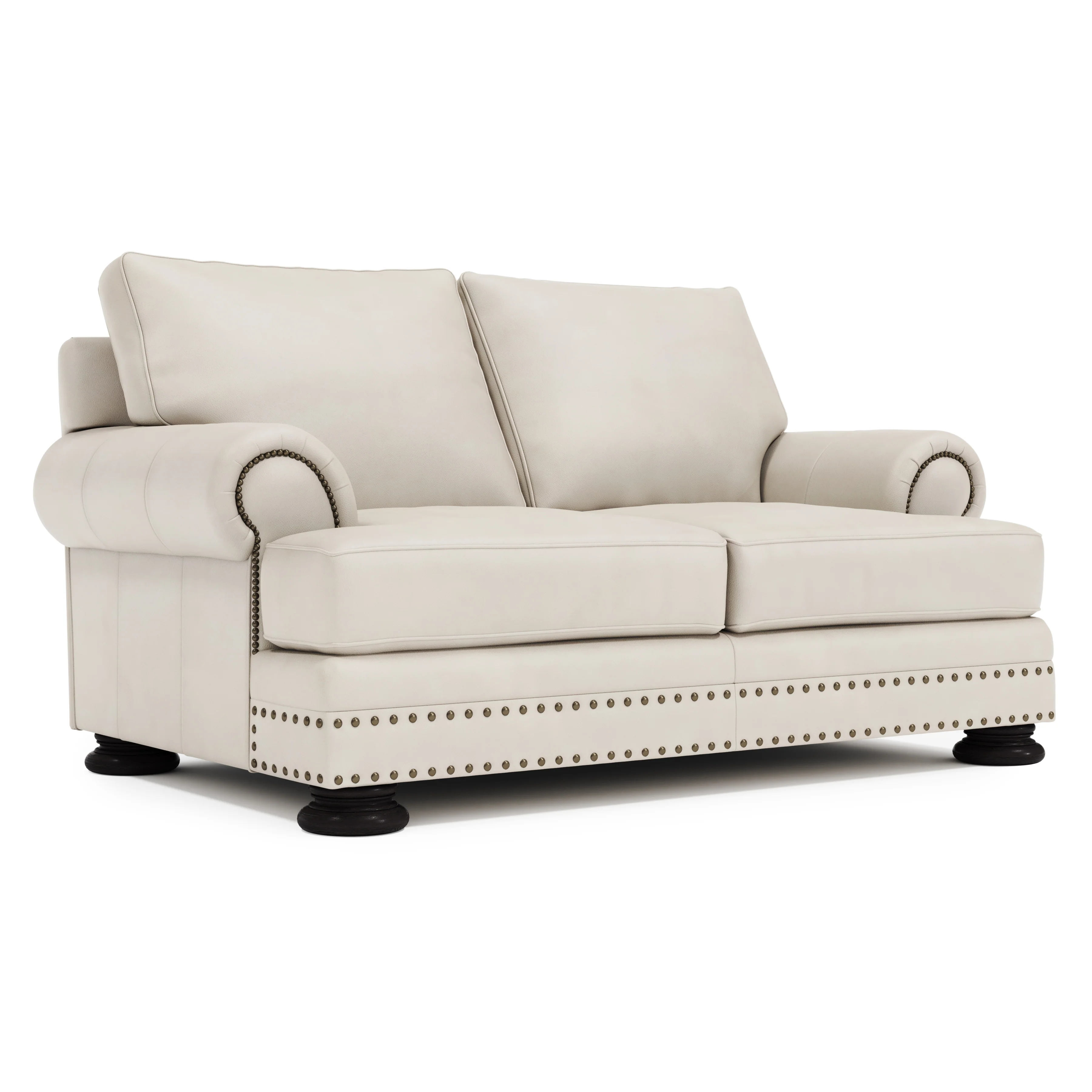 Foster Leather Loveseat - Image 11