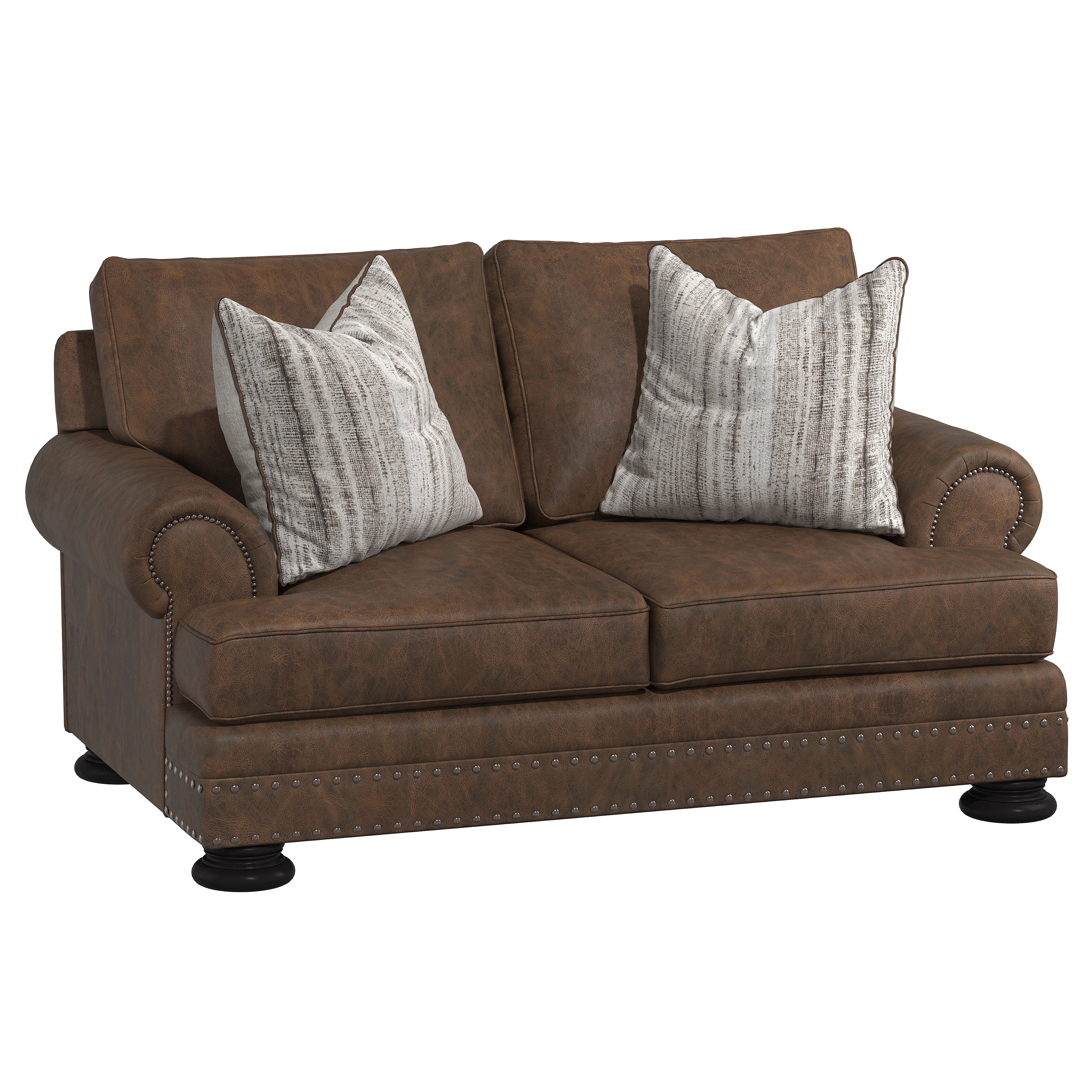 Foster Leather Loveseat - Image 5