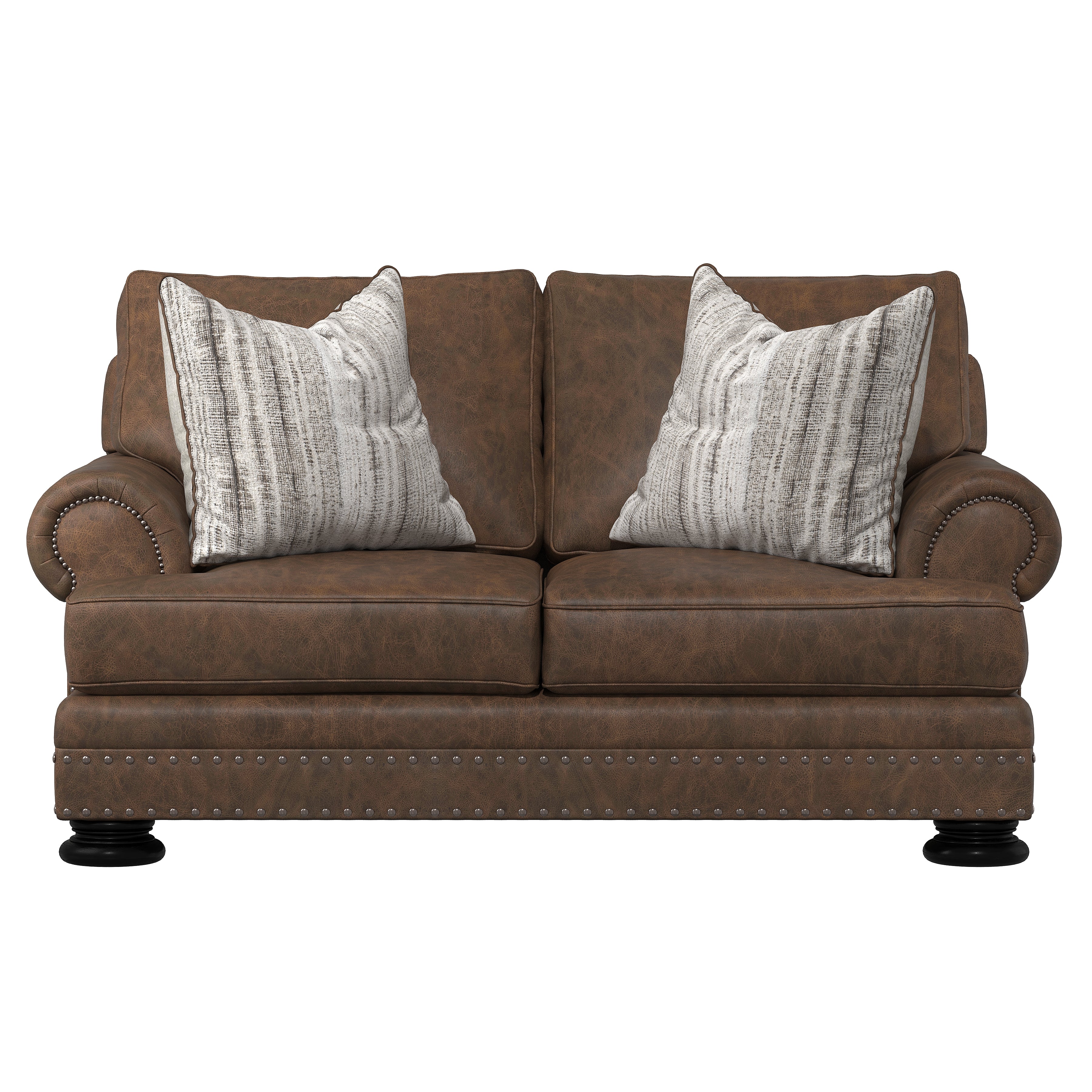 Foster Leather Loveseat - Image 6