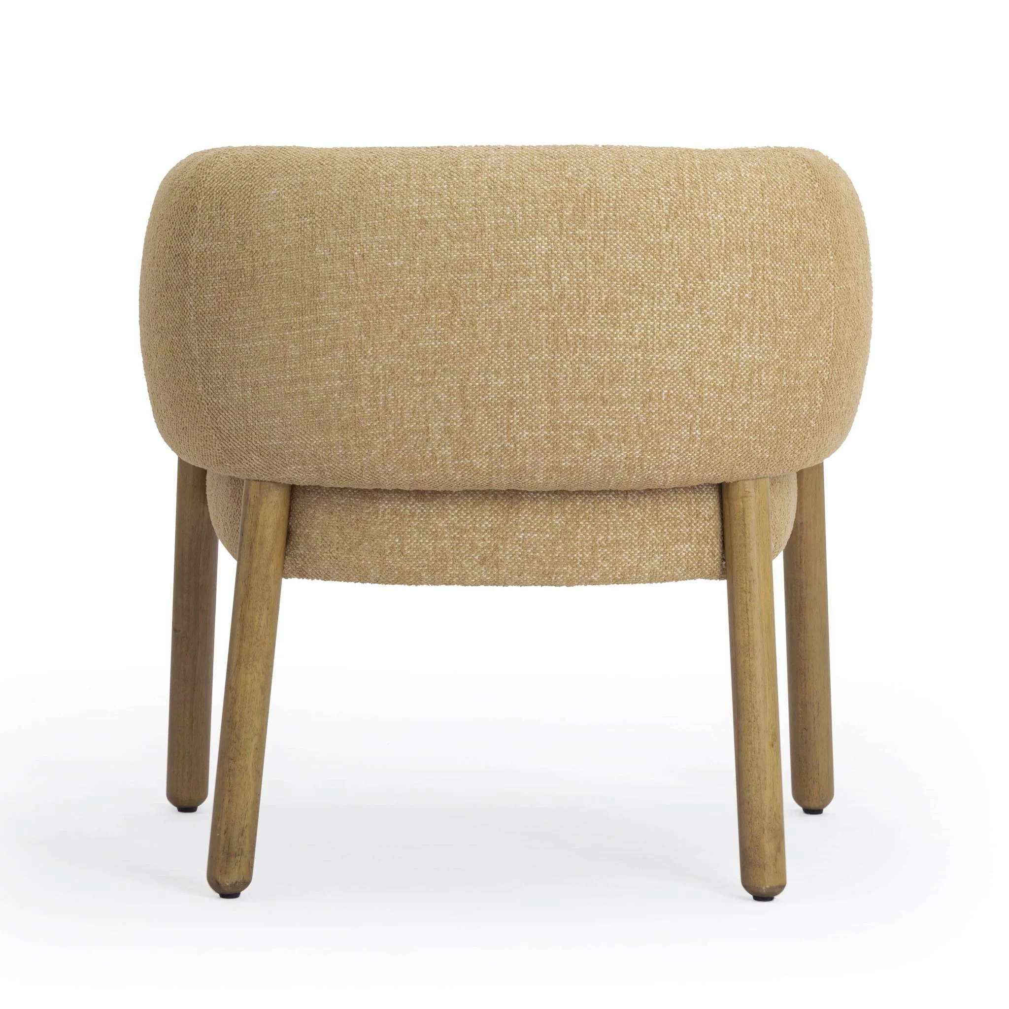 Foxy Honey Performance Textured Fabric Accent Chair - Image 5
