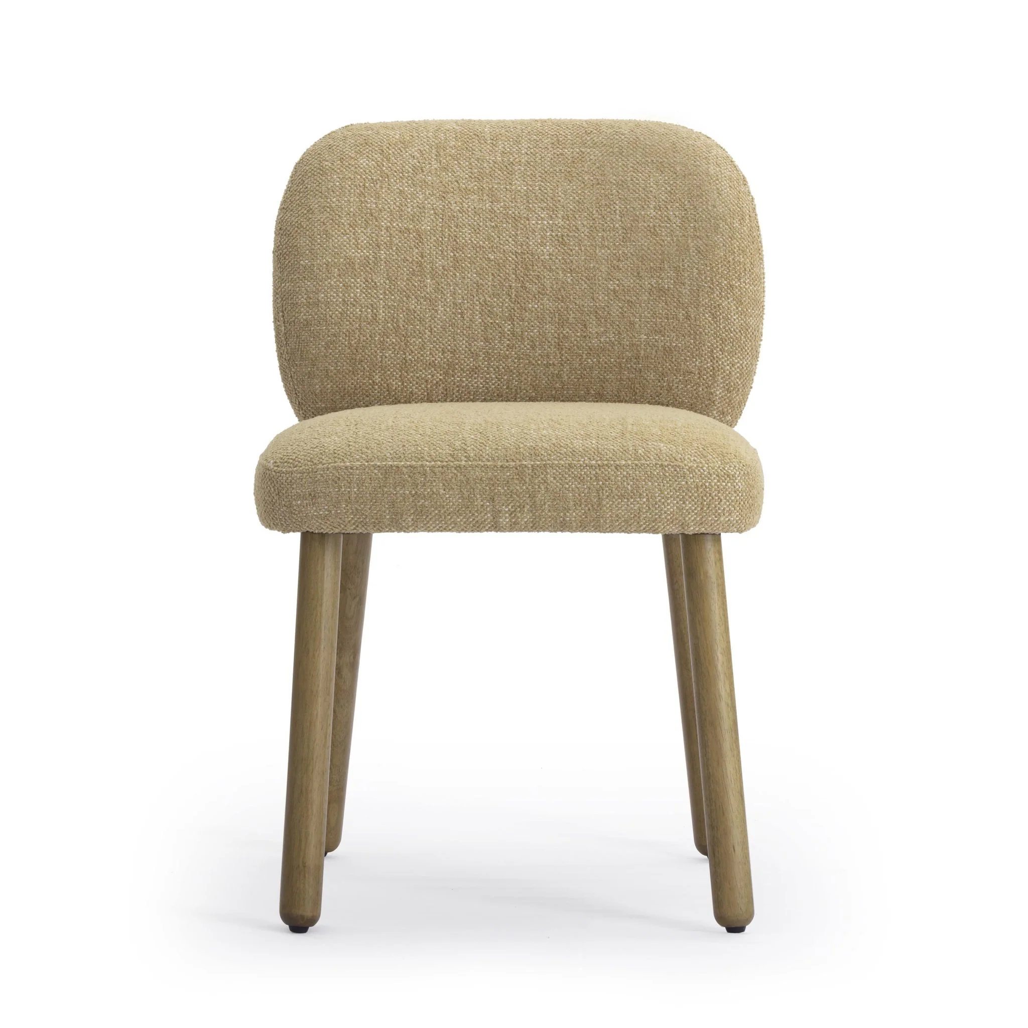 Foxy Honey Textured Performance Fabric Dining Chair - Image 3