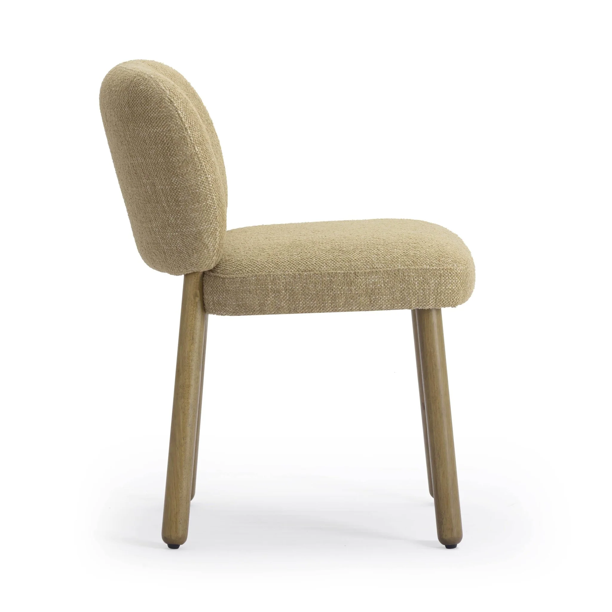Foxy Honey Textured Performance Fabric Dining Chair - Image 4