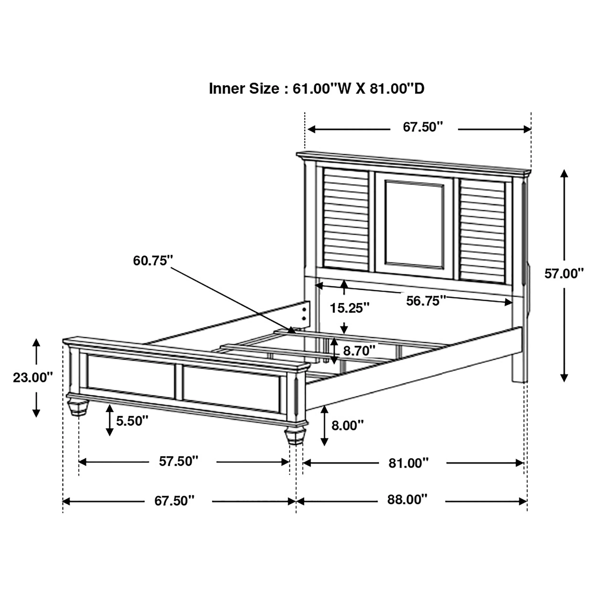 Franco Panel Bed - Image 8