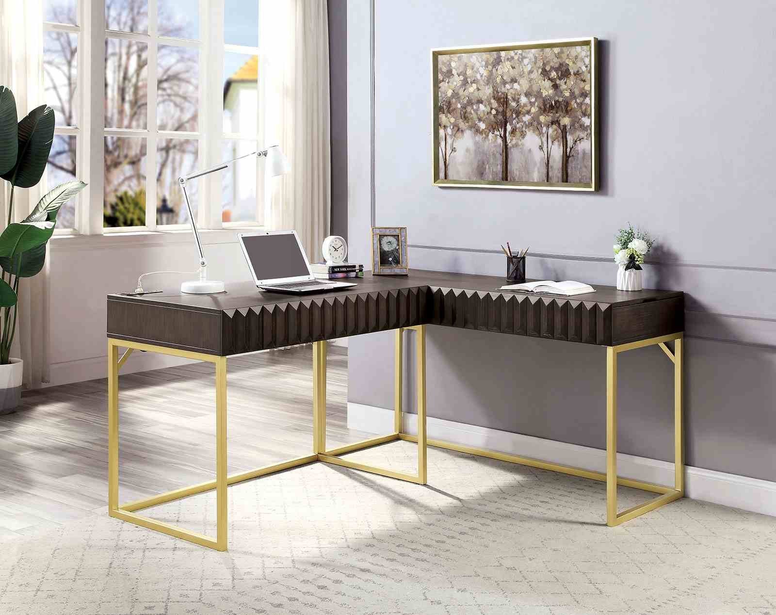 Freiburg Corner Desk, Walnut - Image 2