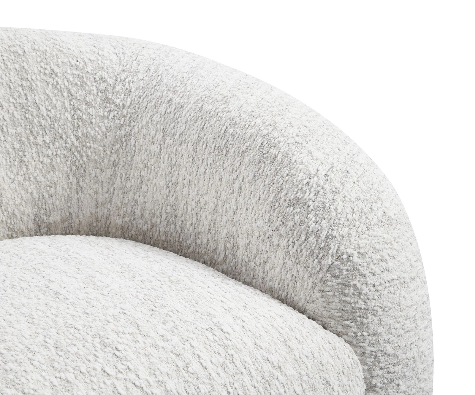 Freja Swivel Chair, Cotton White - Image 5
