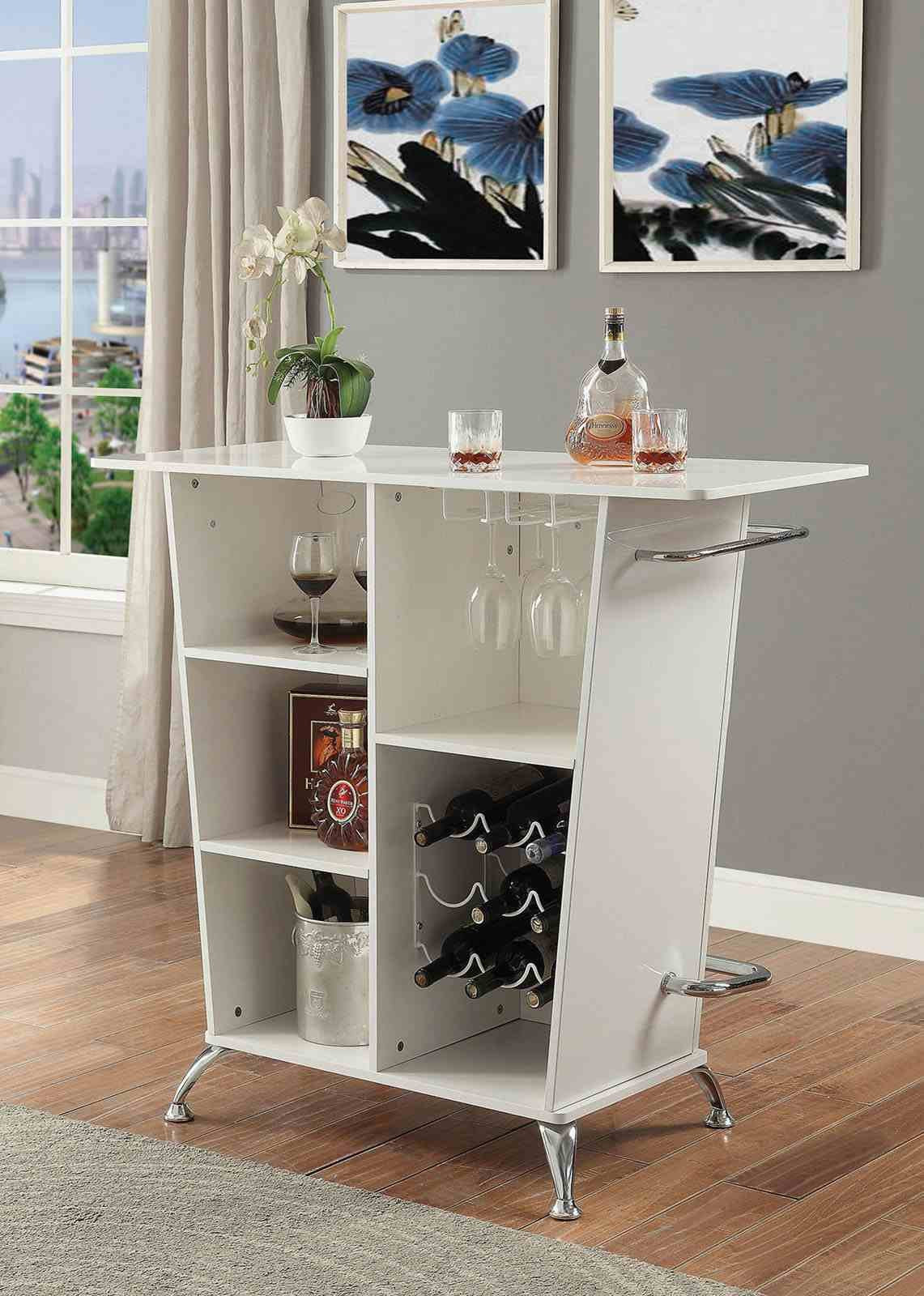 Fuero Bar Table, White (K/D) - Image 2