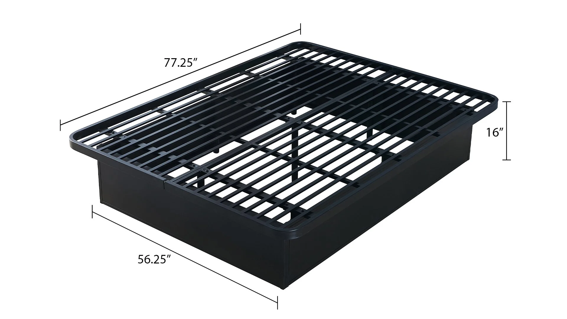Full Size Bed Metal Frame - Image 4
