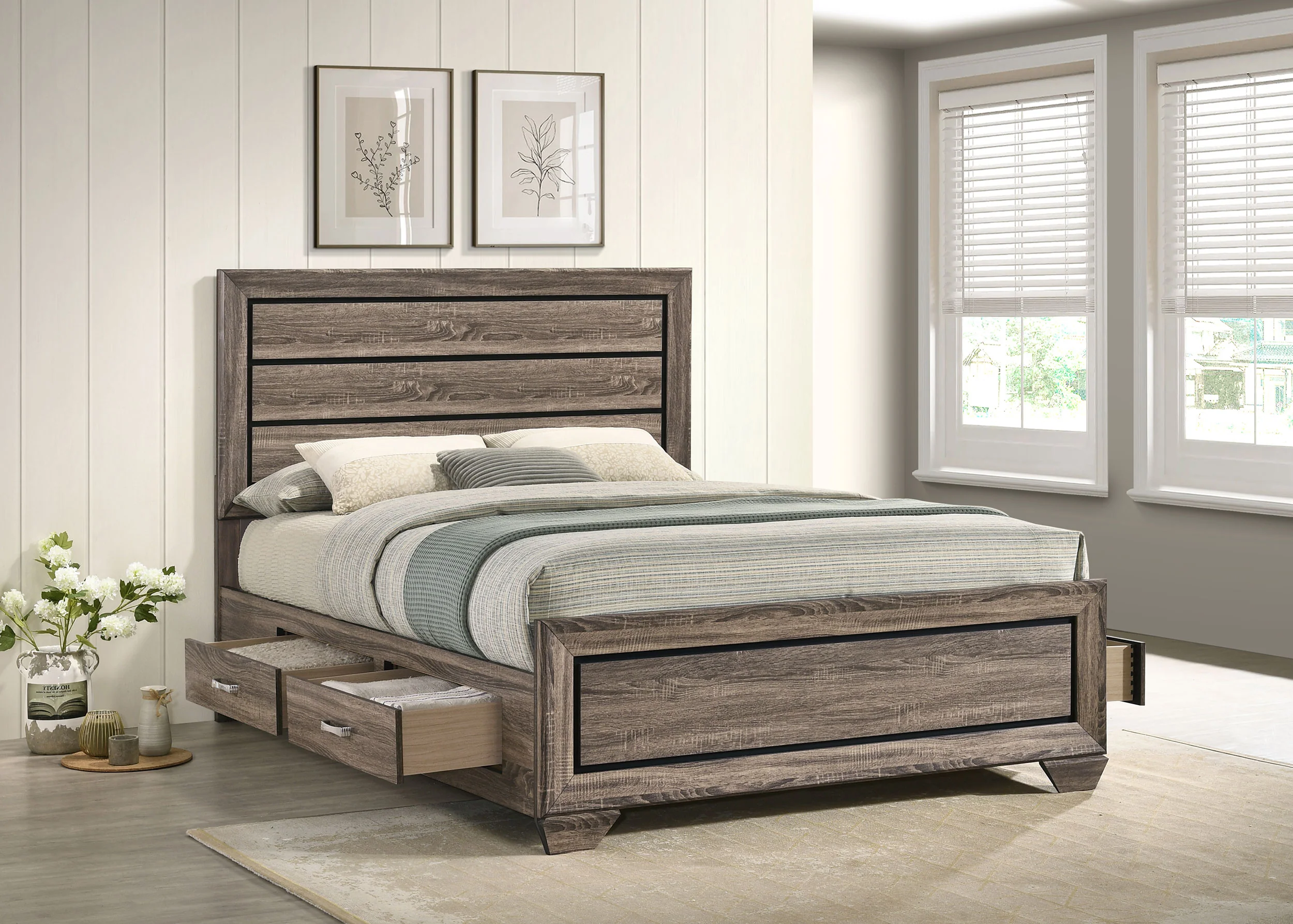 Kauffman Panel Platform Storage Bed - Image 3
