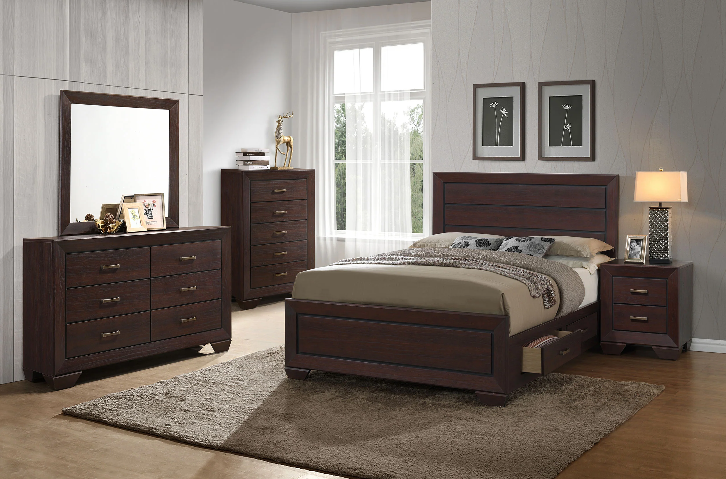 Kauffman Panel Platform Storage Bed - Image 73