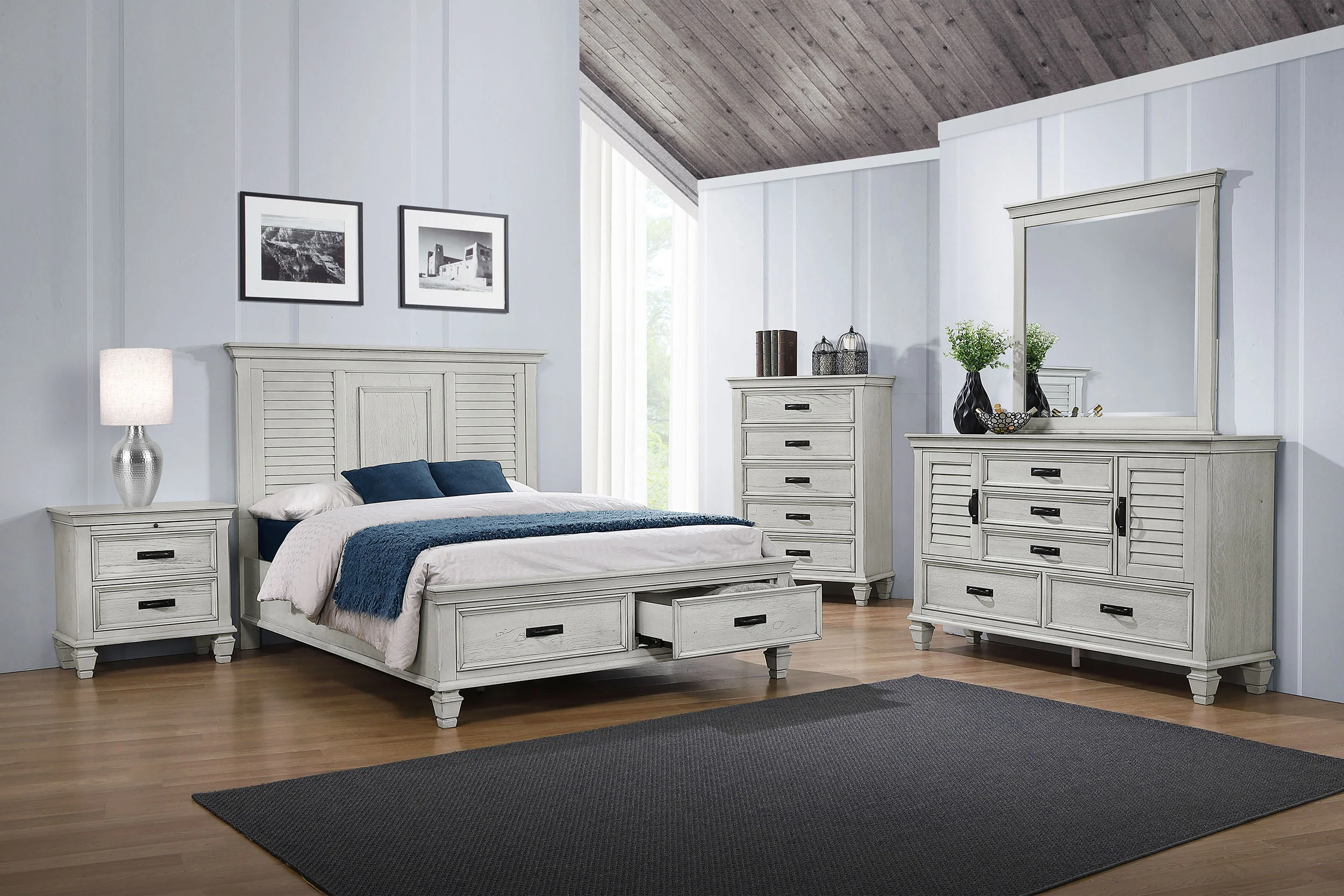 Franco Panel Platform Storage Bed - Image 18