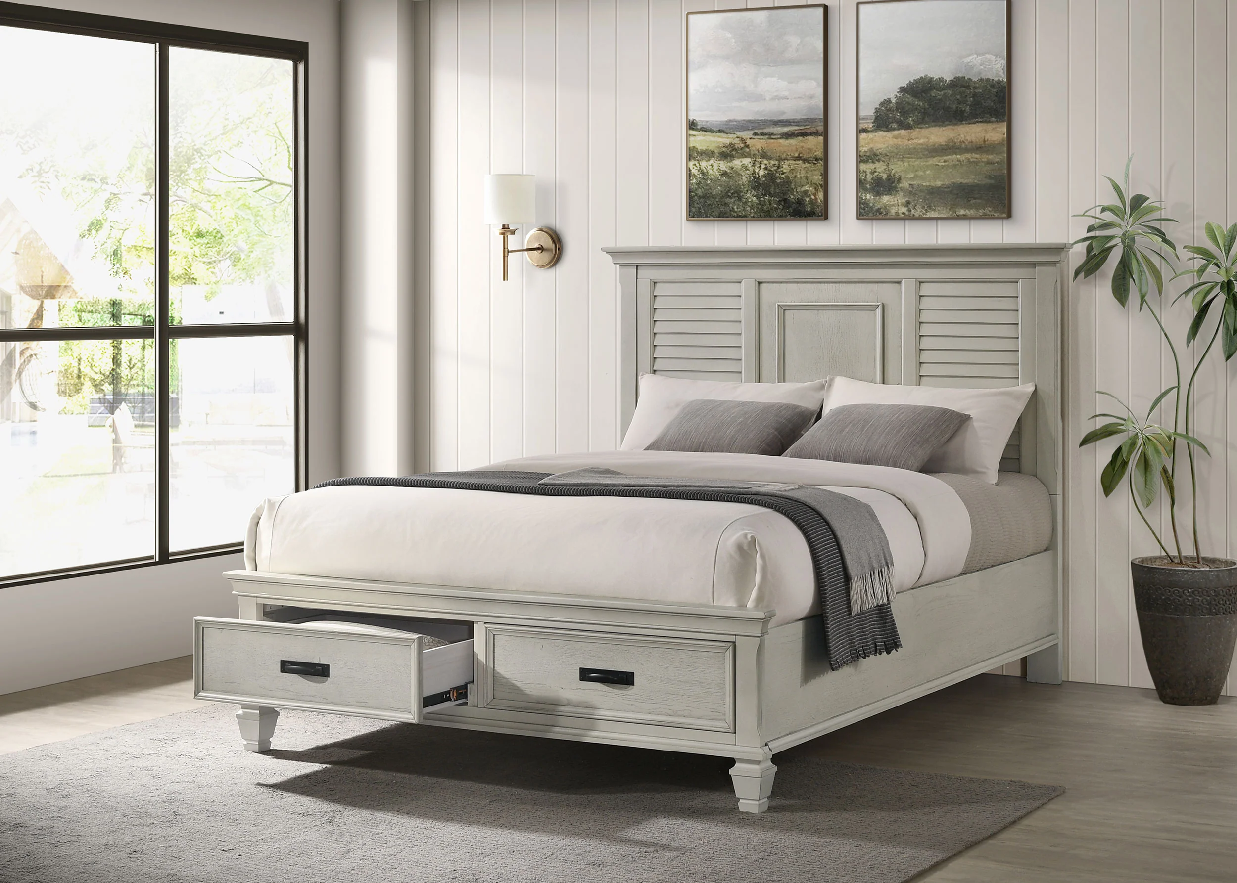 Franco Panel Platform Storage Bed - Image 2
