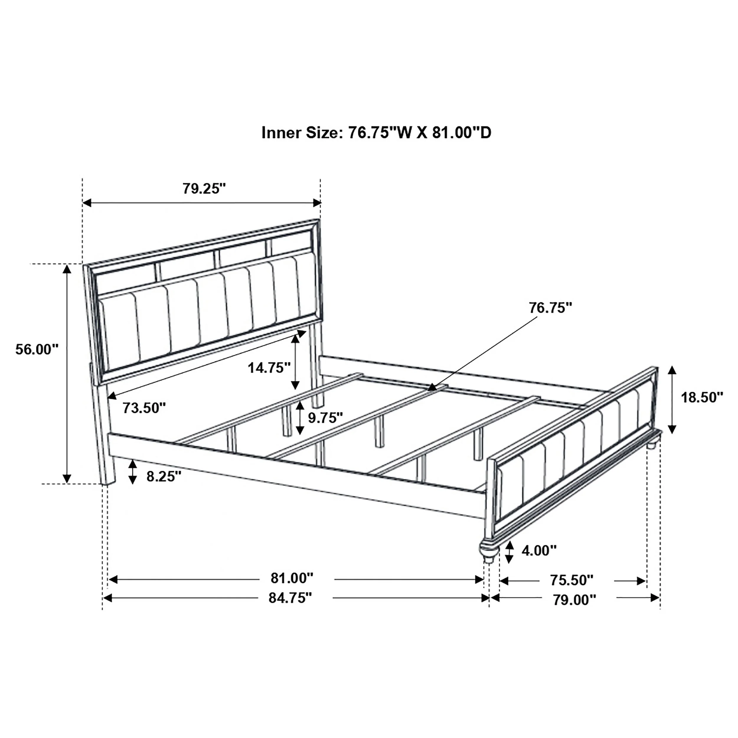 Barzini Panel Bed - Image 23