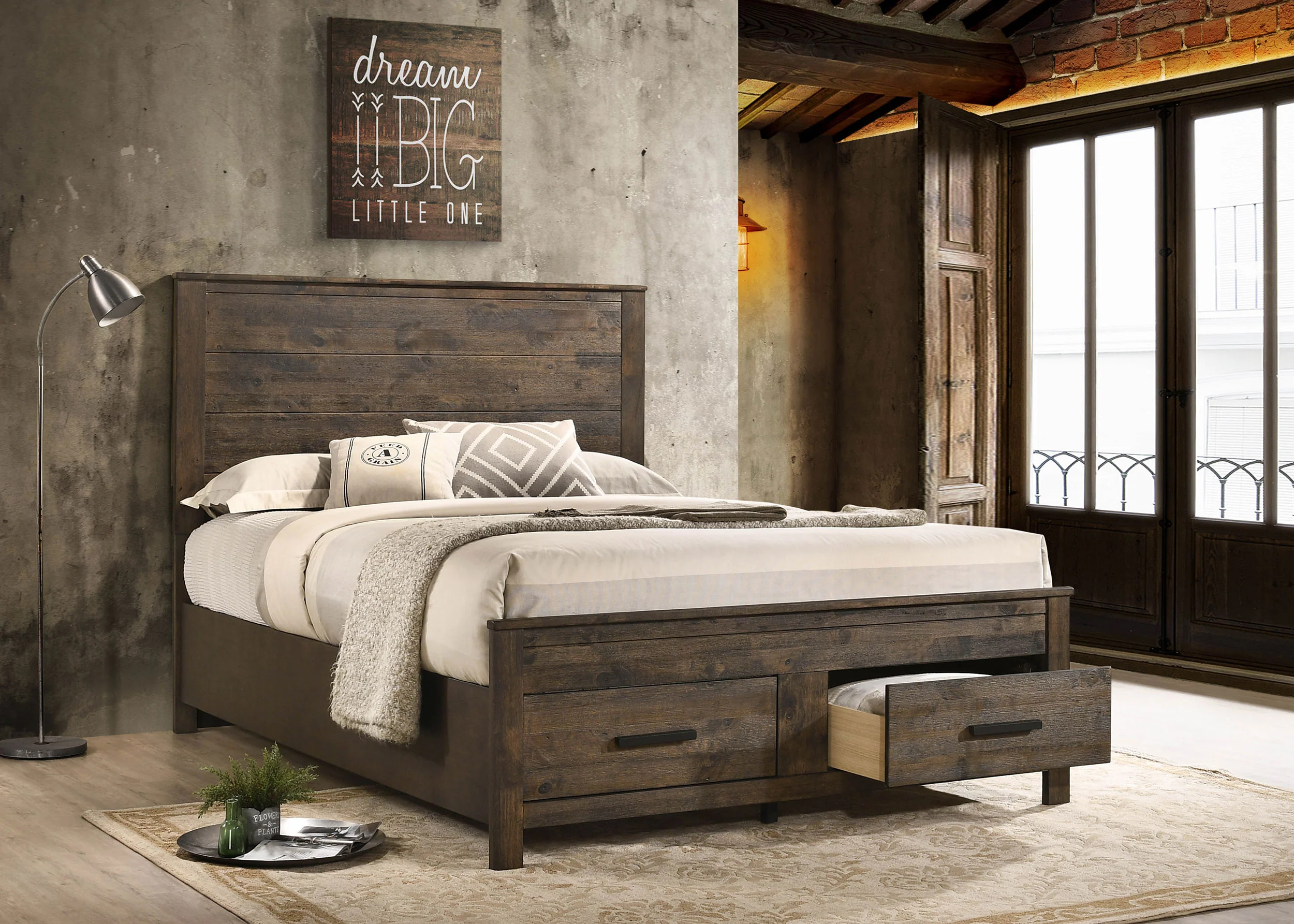 Woodmont Panel Platform Storage Bed - Image 2