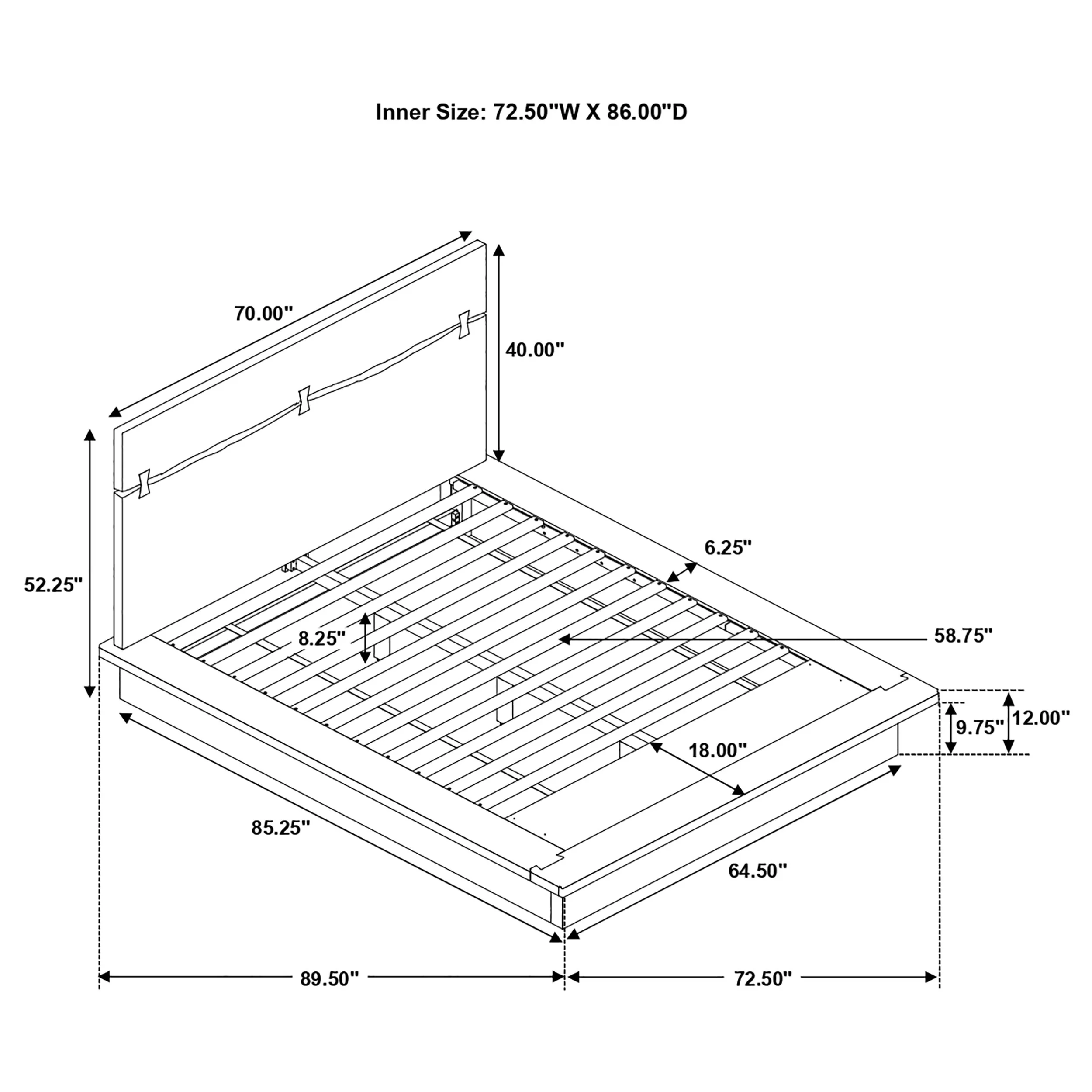 Winslow Panel Platform Bed - Image 4