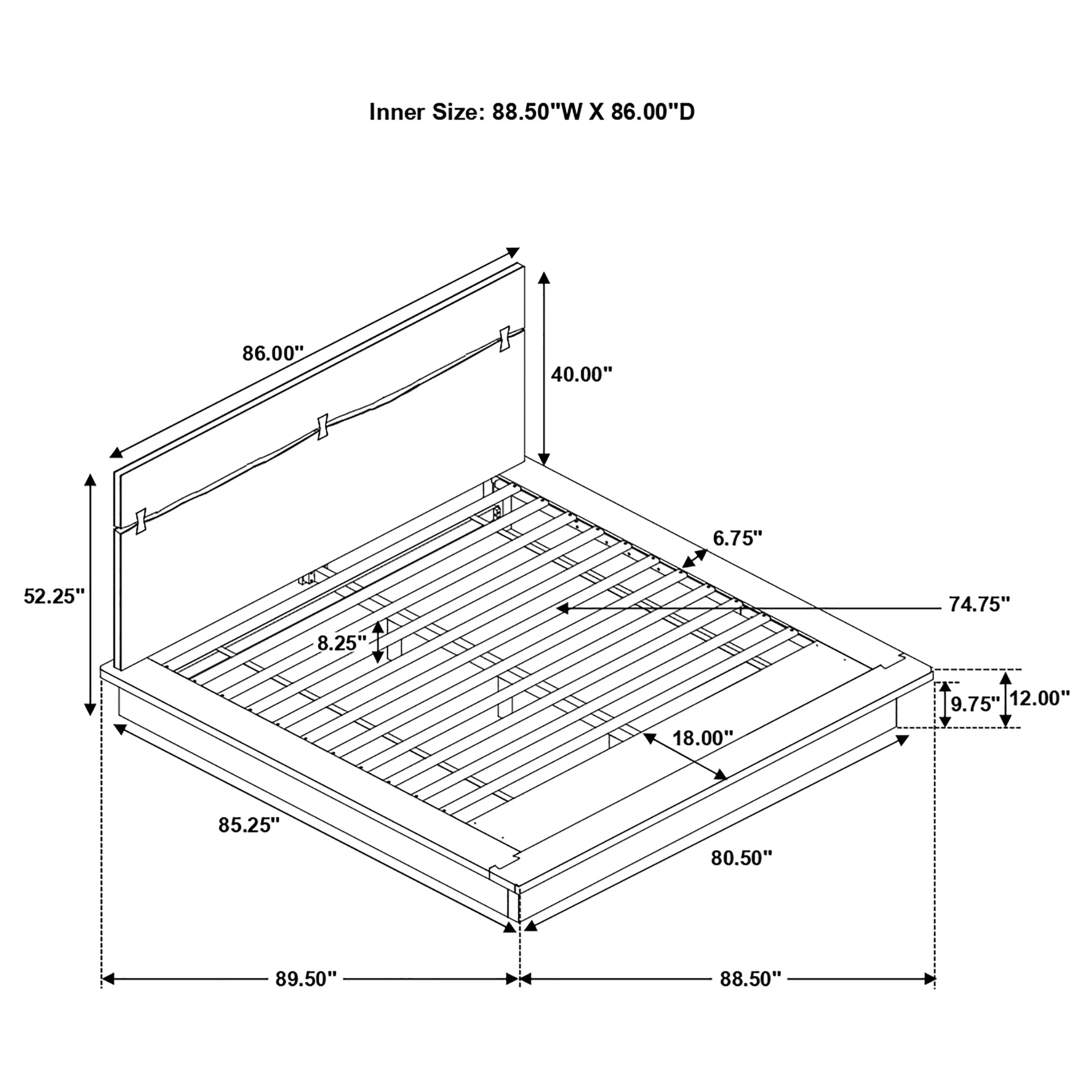 Winslow Panel Platform Bed - Image 9
