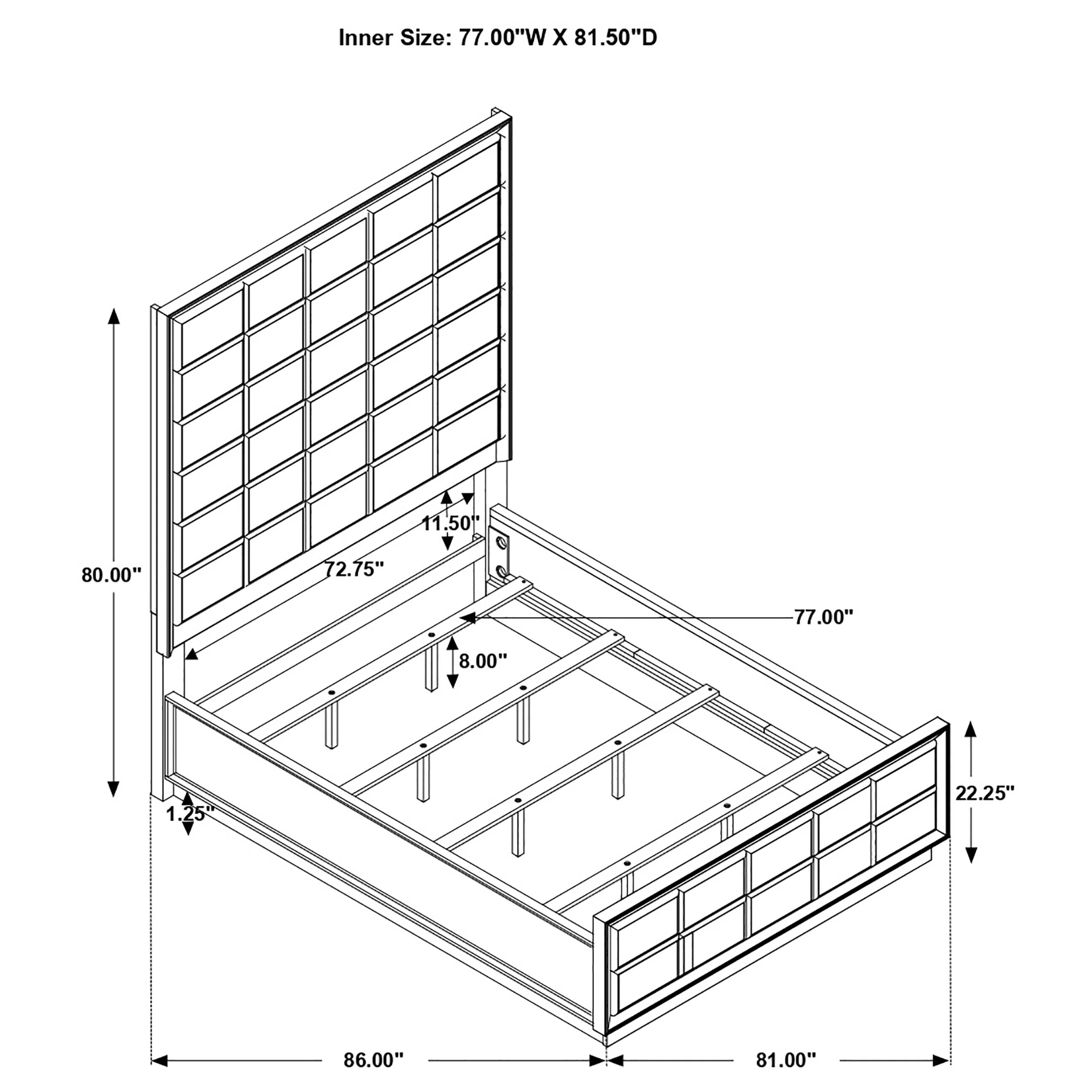 Durango Panel Bed - Image 17