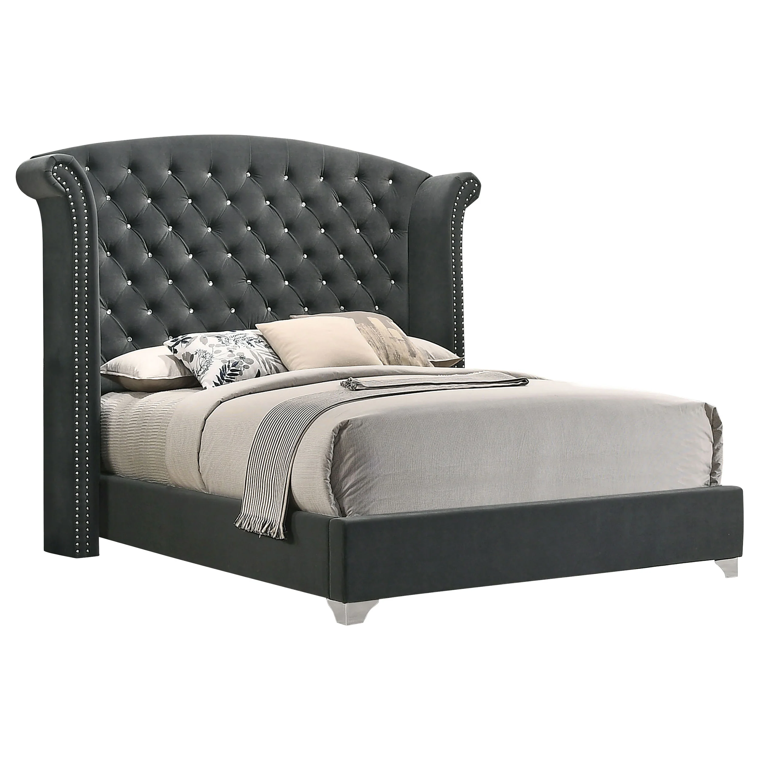 Melody Wingback Bed - Image 13