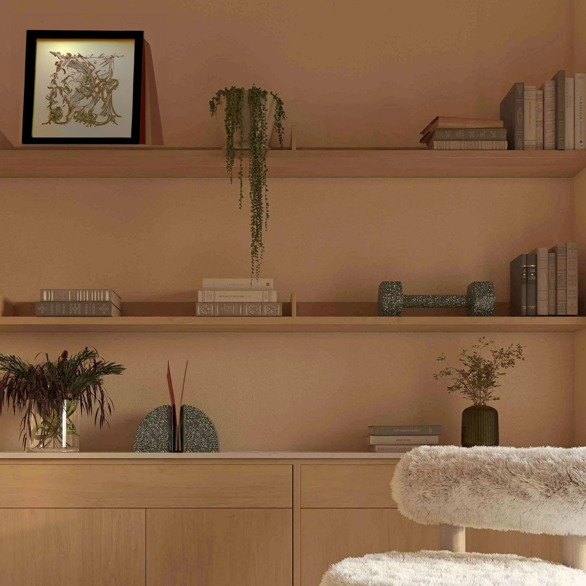 Gabby Green Arc Bookends - Image 2