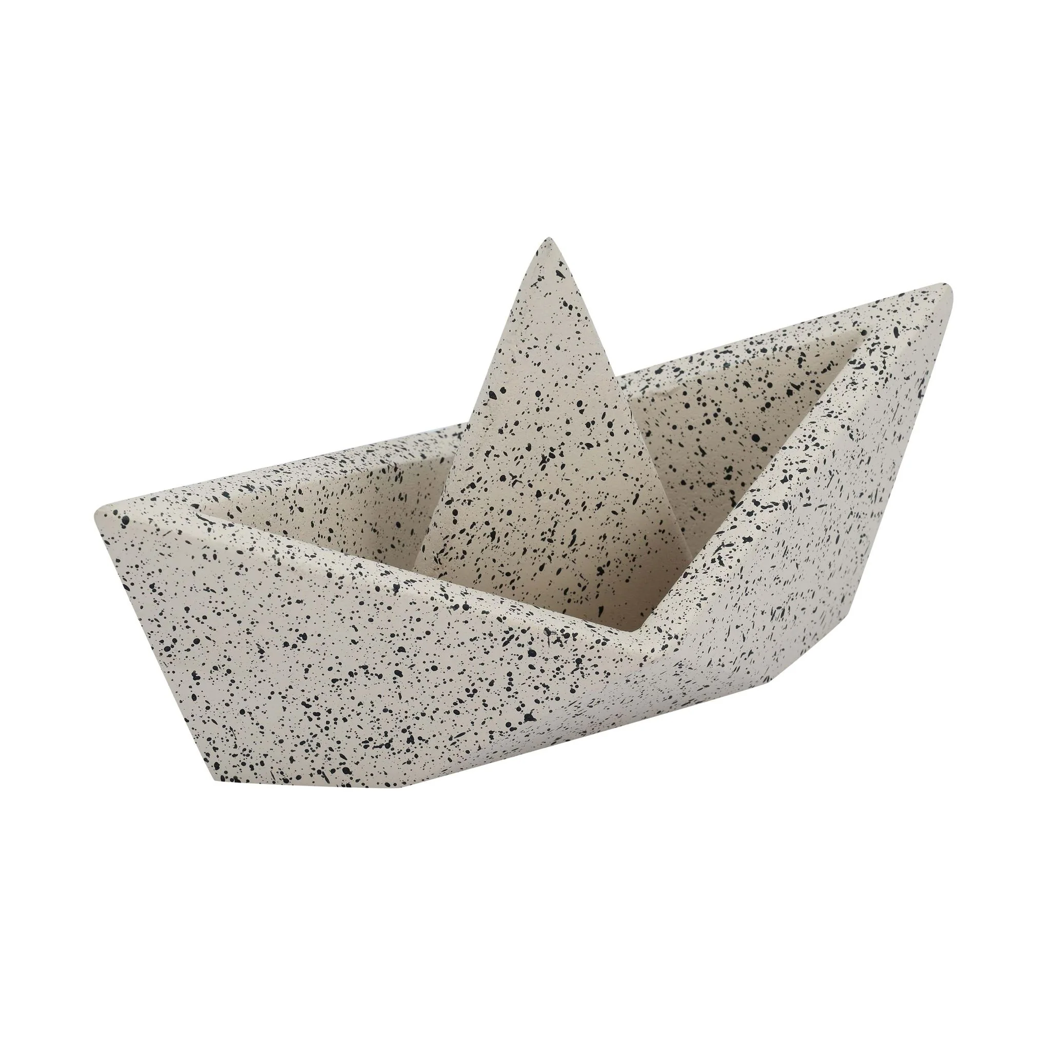 Gabby Speckled Cream Sailboat Catchall - Image 2