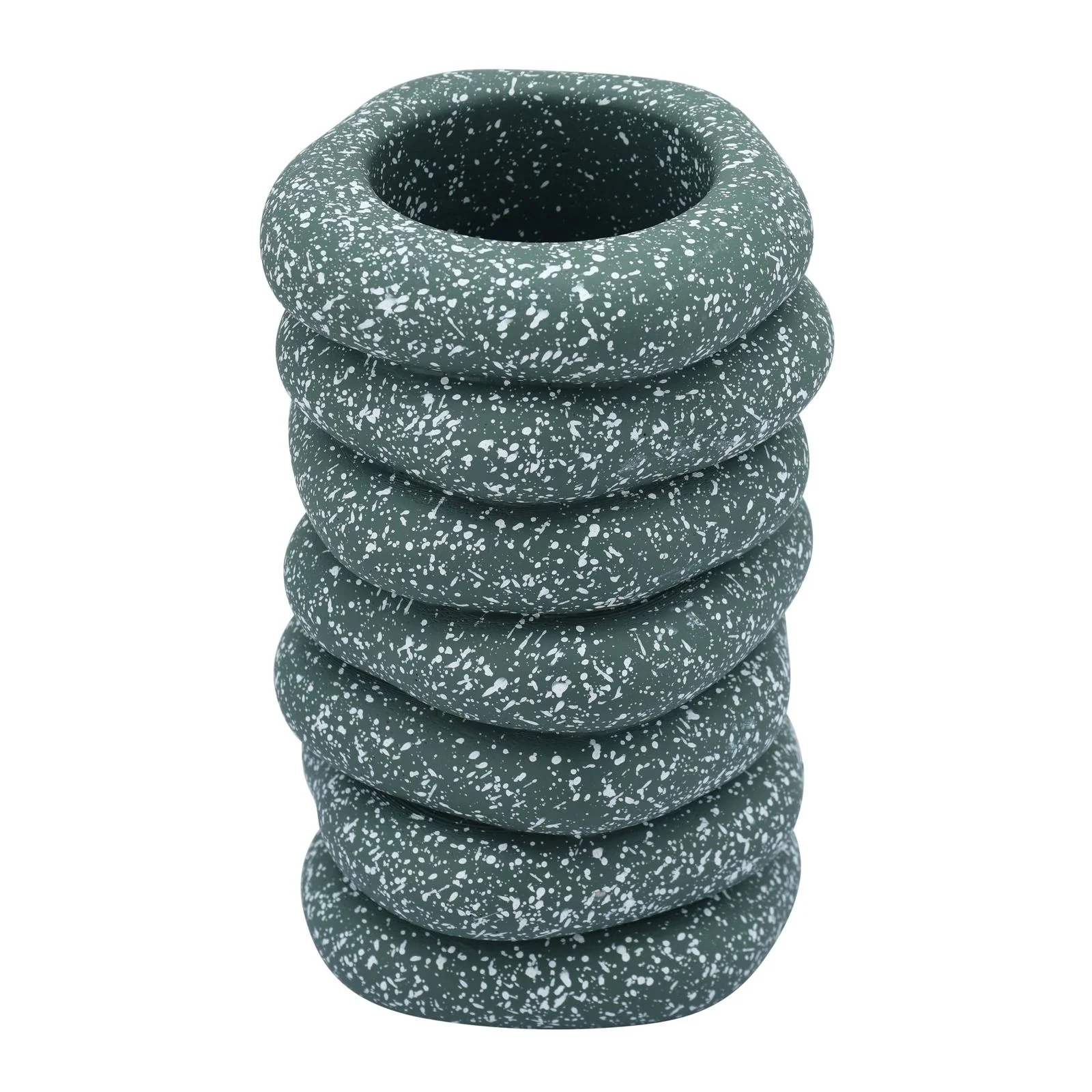 Gabby Speckled Green Cairn Vase - Image 2