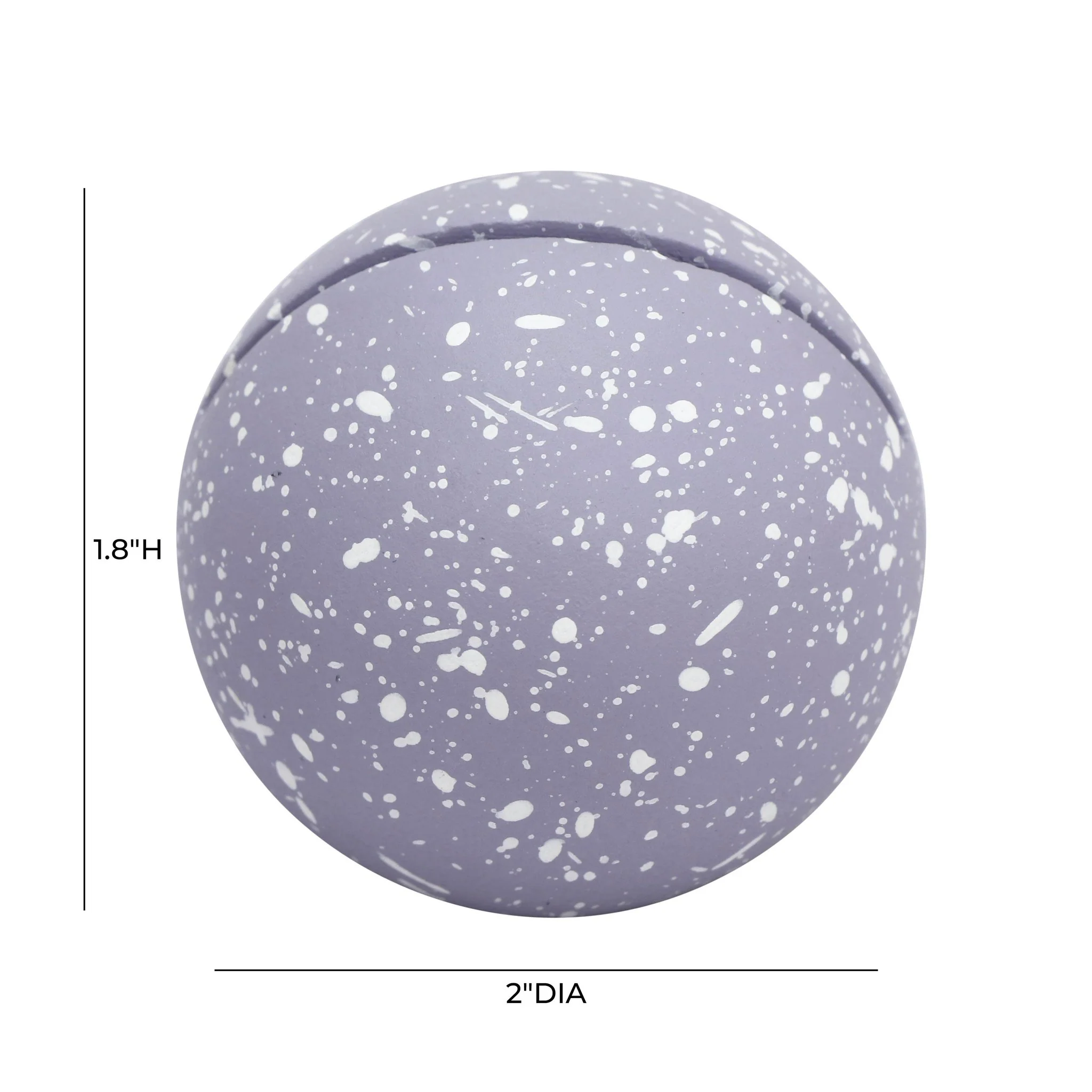 Gabby Speckled Purple Round Card Holder - Set of 4 - Image 4