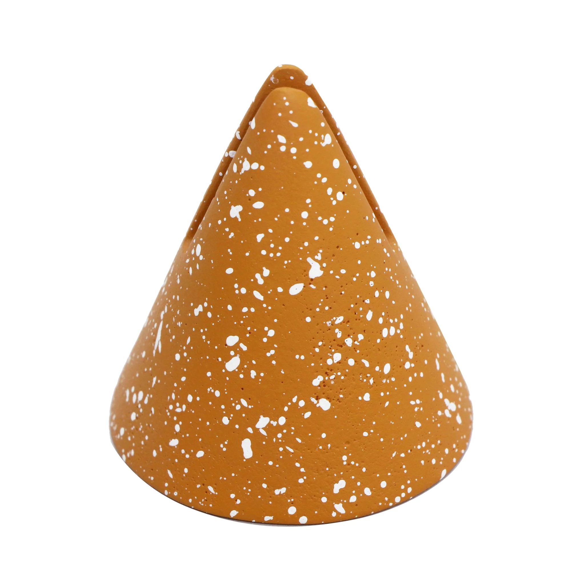 Gabby Speckled Terracotta Cone Card Holder - Set of 4 - Image 2