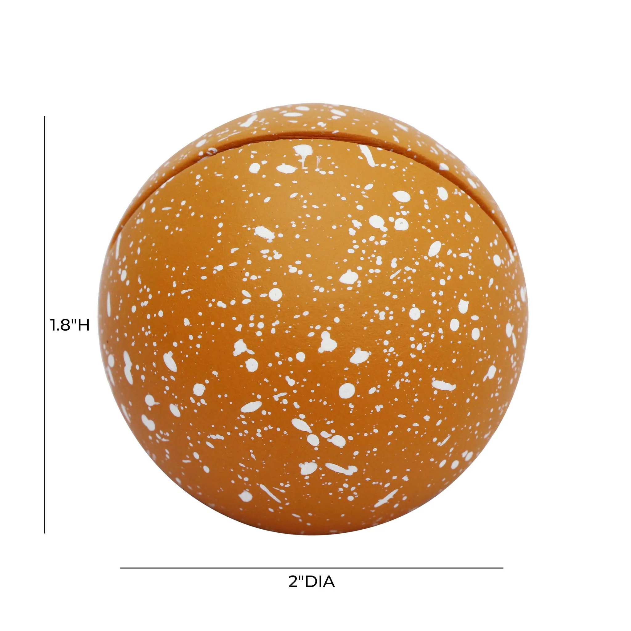 Gabby Speckled Terracotta Round Card Holder - Set of 4 - Image 4