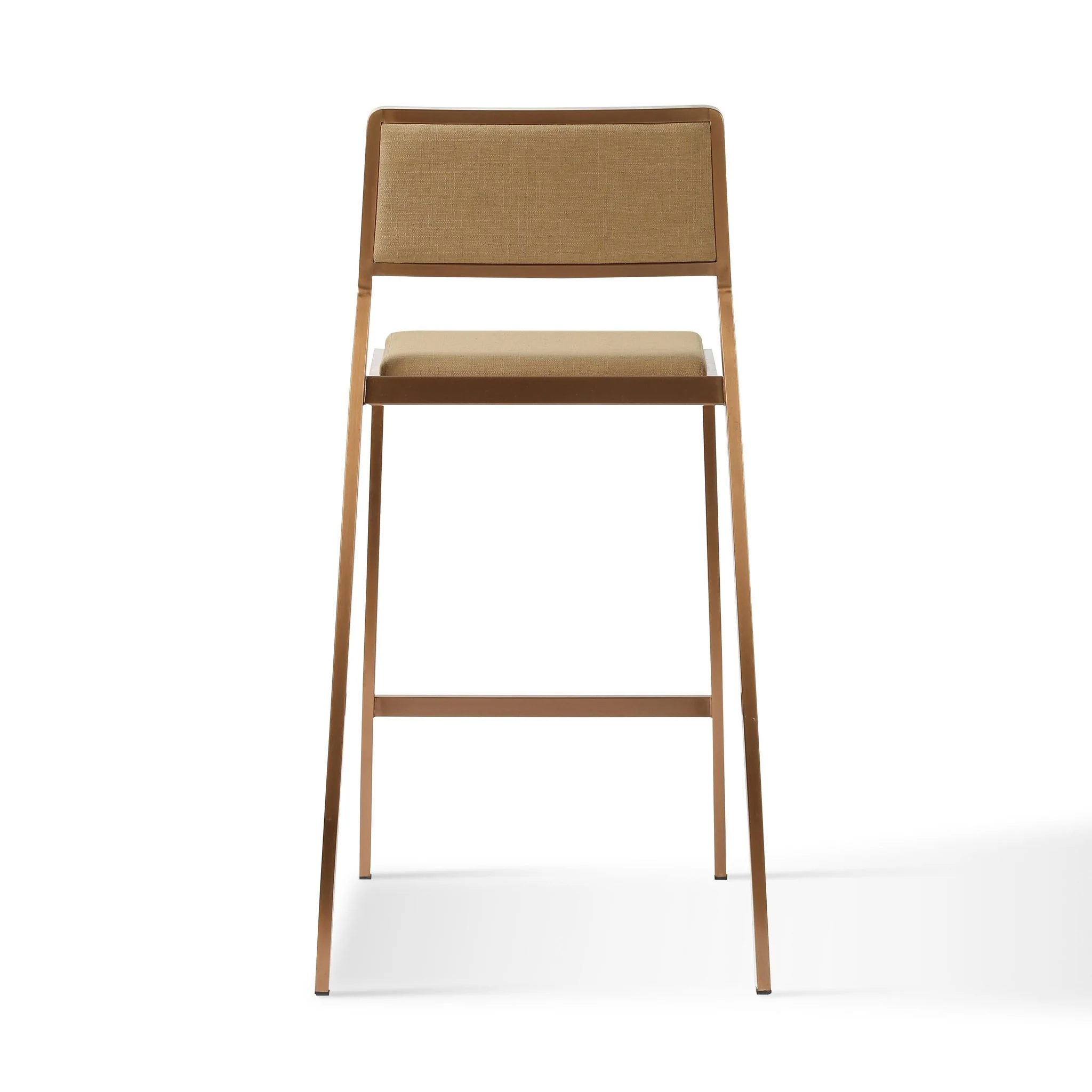 Gale Tan Basketweave Stackable Stool - Set of 2 - Image 6