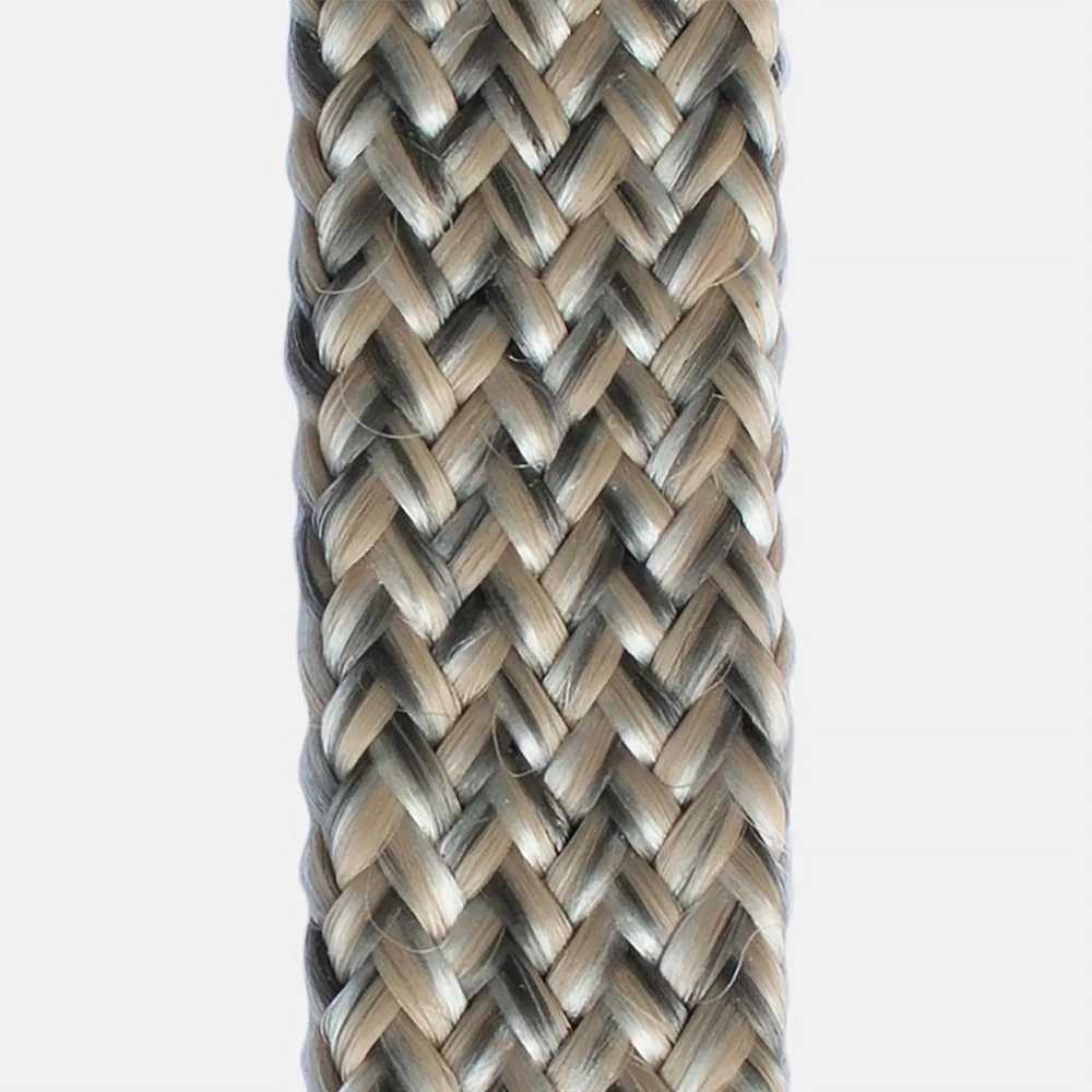 Garnet Outdoor Patio Bar Stool in Gray Acacia Wood and Rope - Image 10