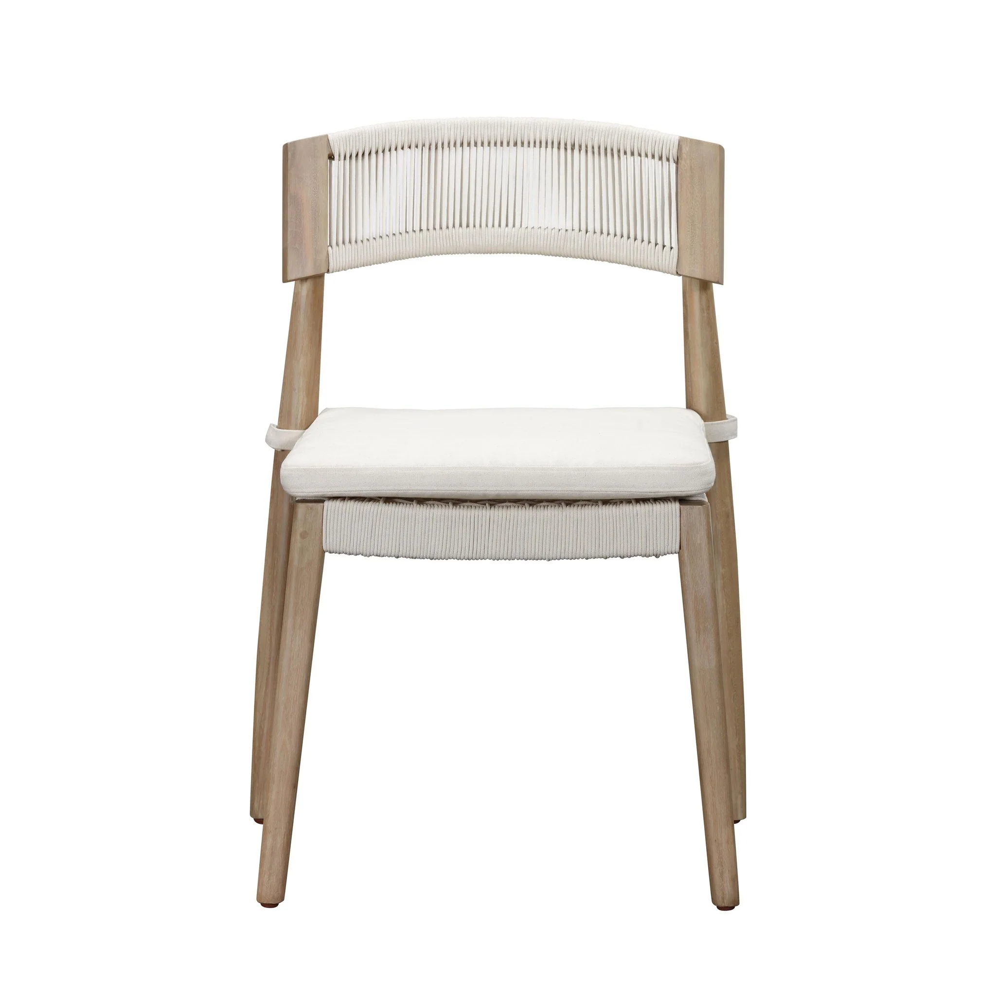 Gata Cream Outdoor Dining Chair - Set of 2 - Image 3