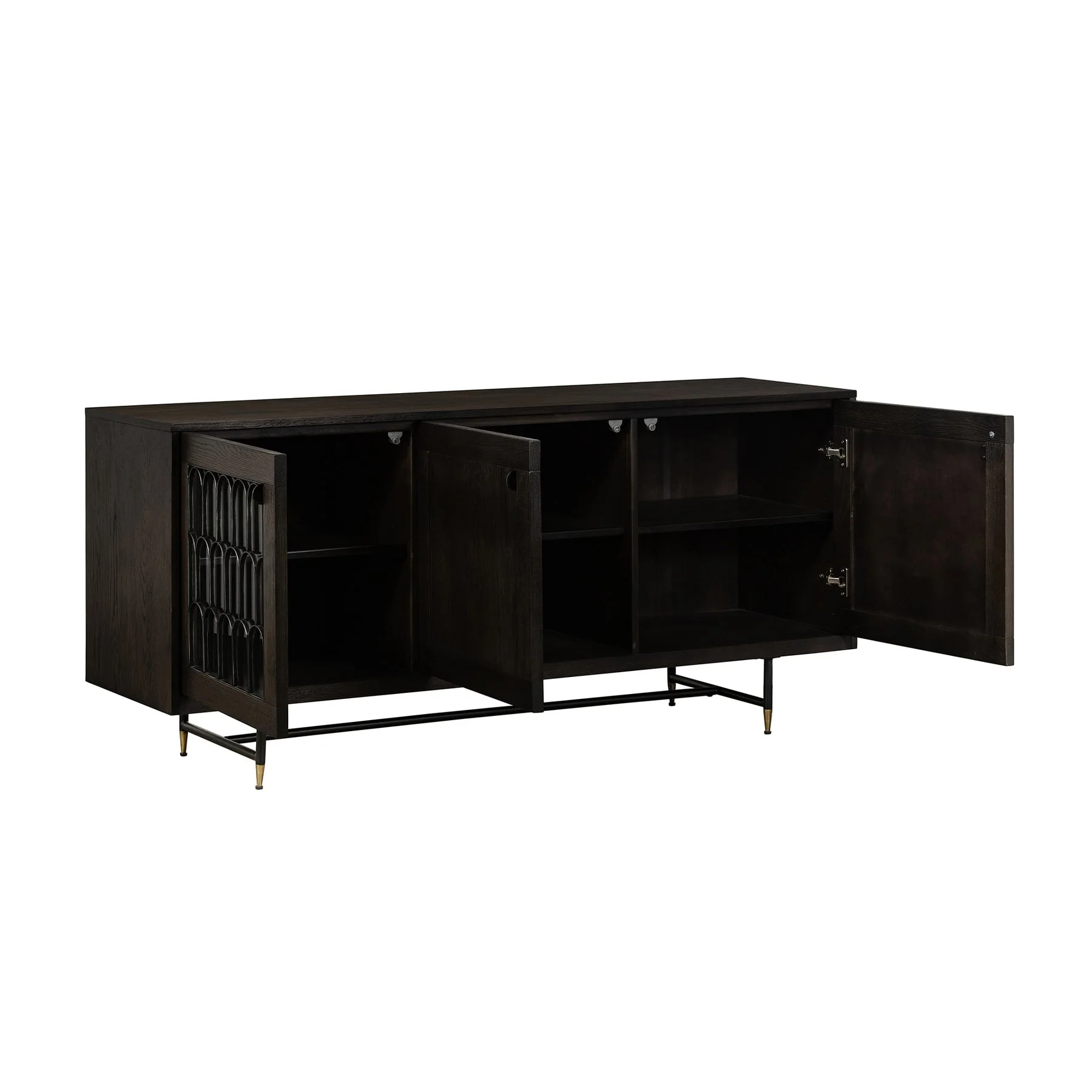 Gatsby Oak and Metal Buffet Cabinet - Image 3