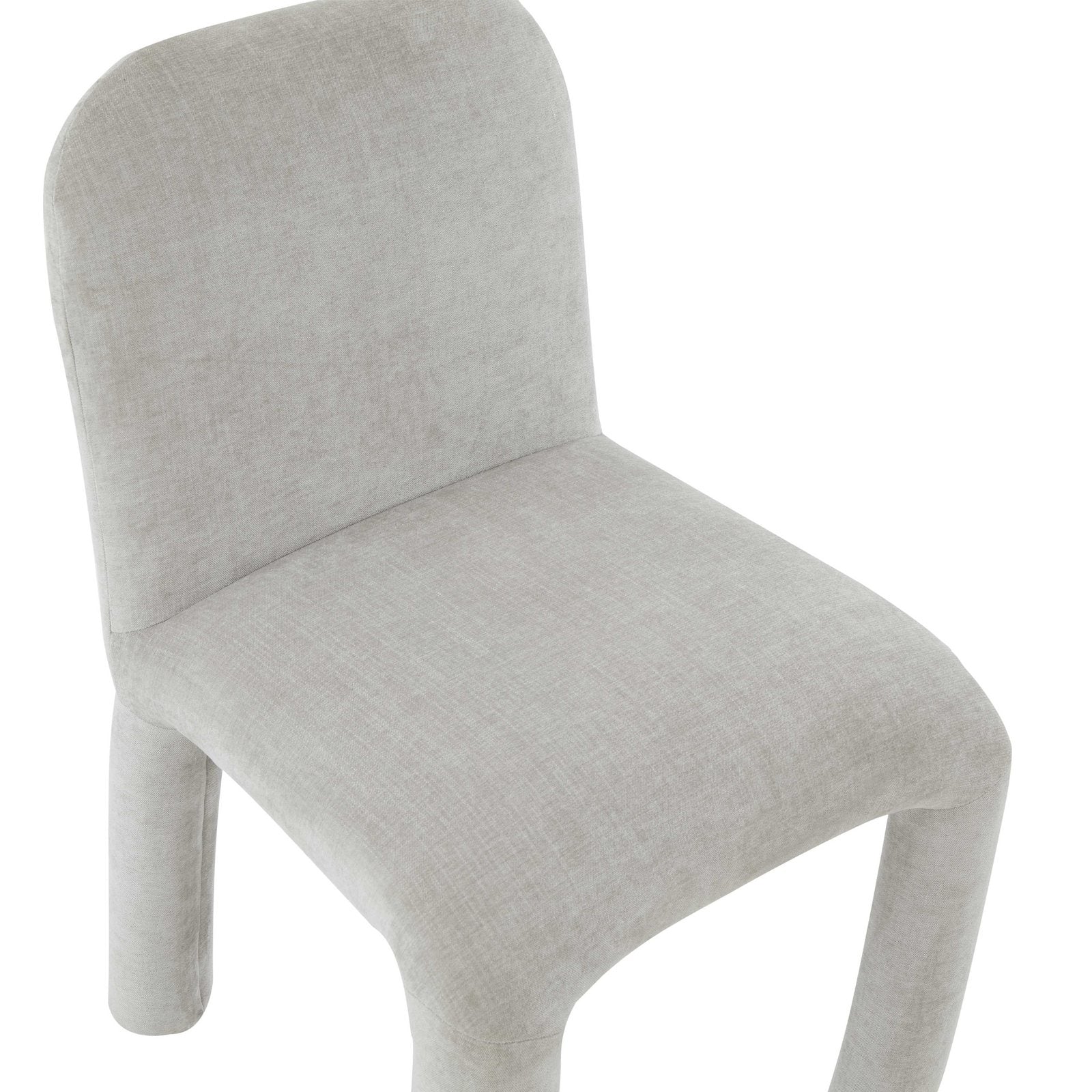 Georgia Light Grey Performance Chenille Dining Chair - Image 5