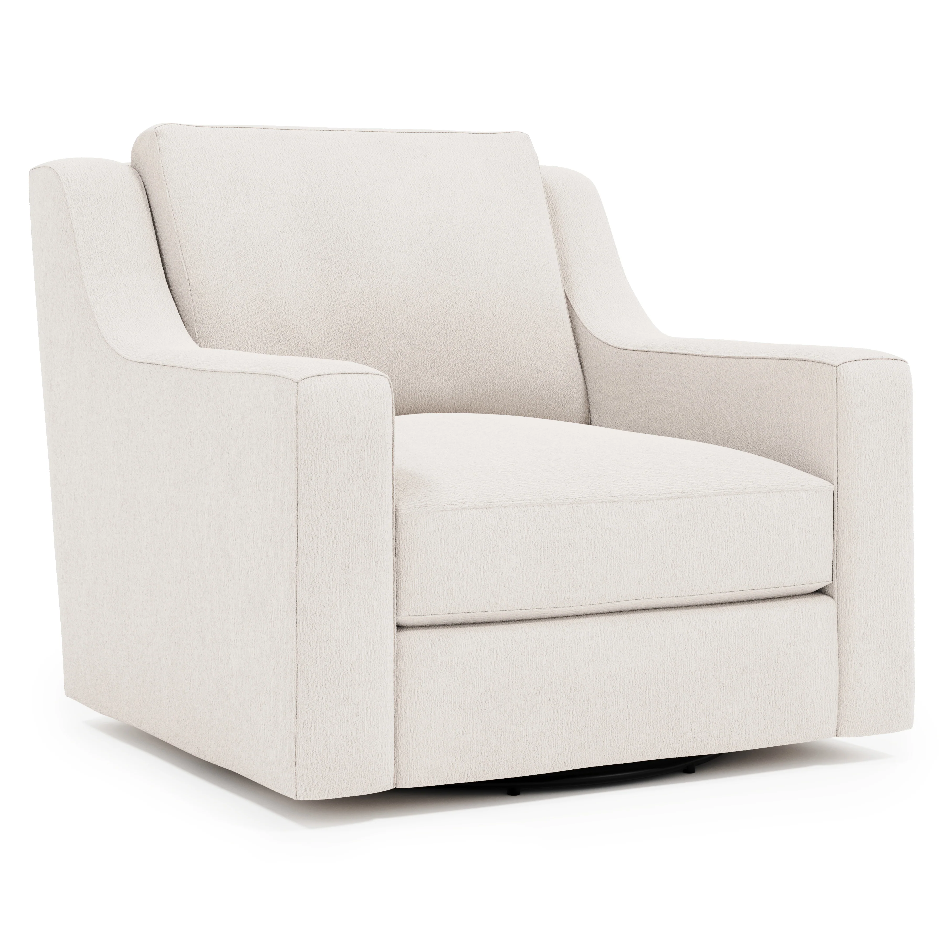 Germain Fabric Swivel Chair - Image 5